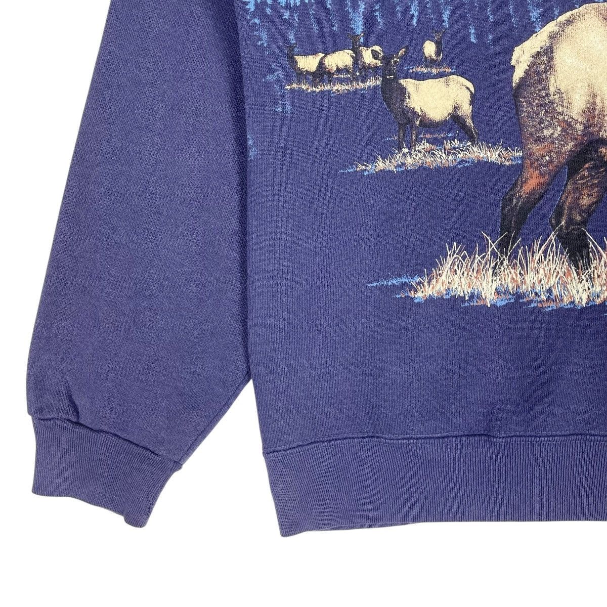 Habitat Vintage 90s Habitat Graphic Of Elk Sweatshirt Size M Size US M / EU 48-50 / 2 - 4 Thumbnail