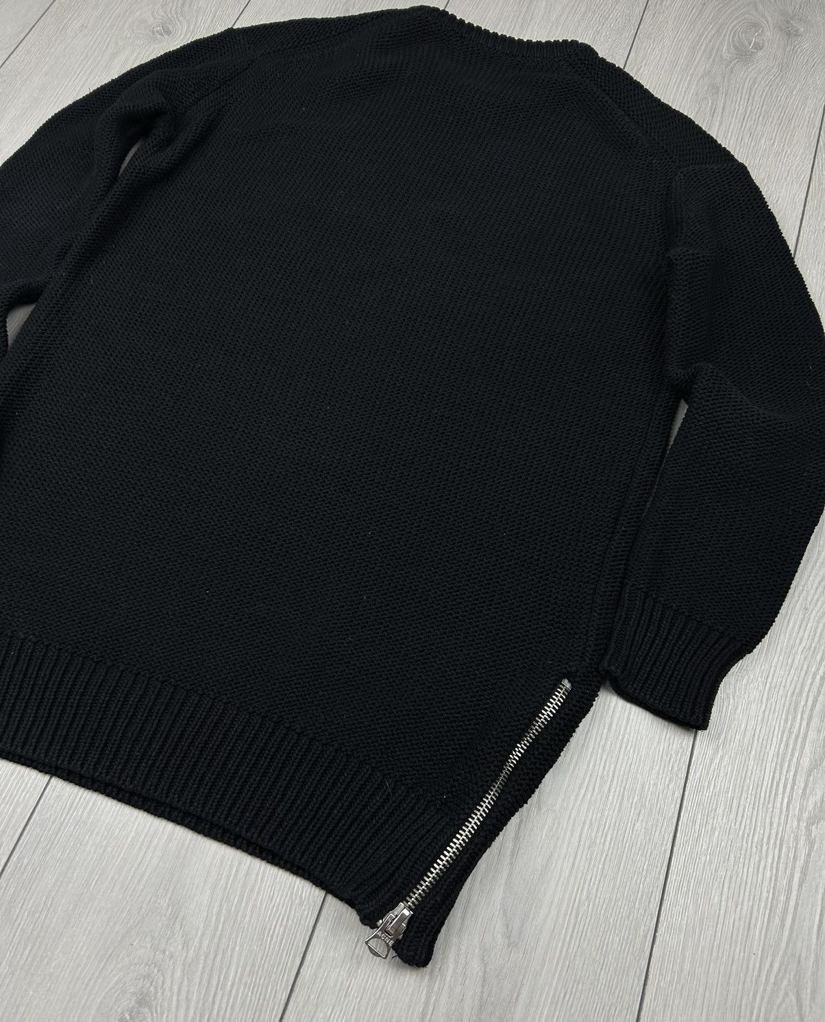 Acne Studios Acne Studios Sade PSS14 Oversize Side Zippers Knit Black XS Size XS / US 0-2 / IT 36-38 - 10 Thumbnail