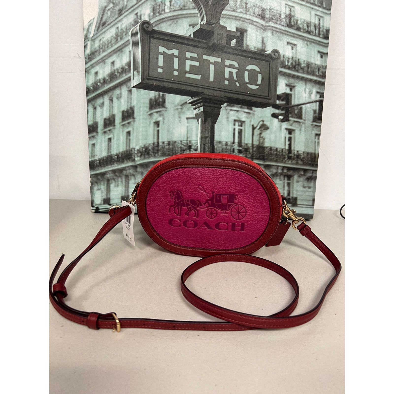 Coach Coach C5777 Camera Bag In Colorblock With Horse And Carriage Size ONE SIZE - 6 Thumbnail