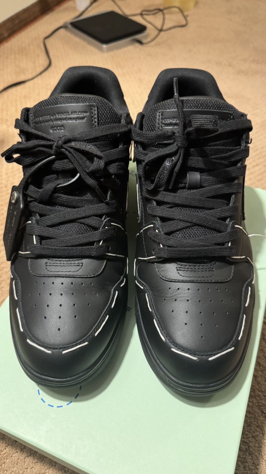 Off-White Off-White Out of Office Low Sartorial Stitching Sneakers Size US 12 / EU 45 - 3 Thumbnail