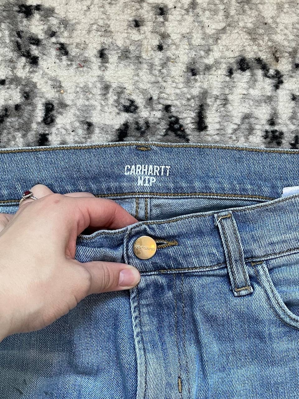 Carhartt × Vintage Carhartt Rebel Pant Jeans Distressed Denim Y2k 31 Big Logo Size US 31 - 8 Thumbnail