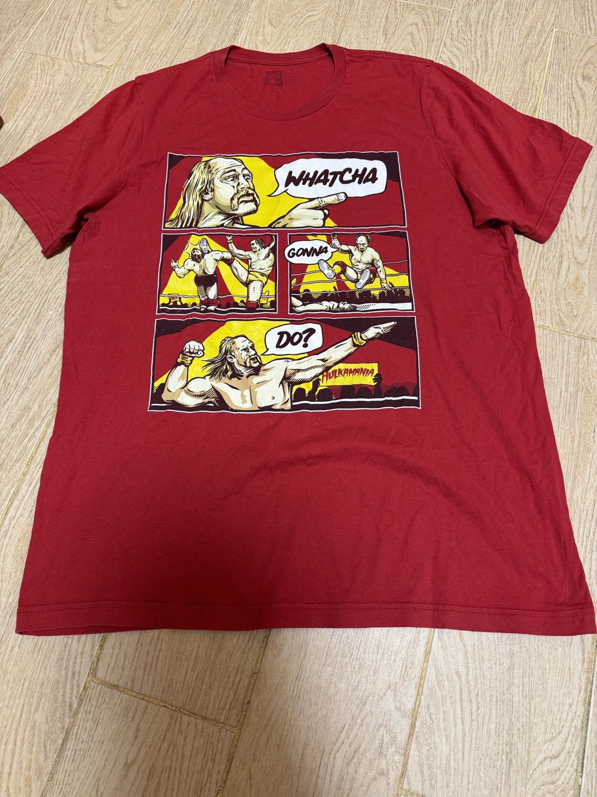 Vintage × WWE WWE Hulk Hogan “Watcha Gonna Do?” distressed vintage t shirt Size US XL / EU 56 / 4 - 1 Thumbnail