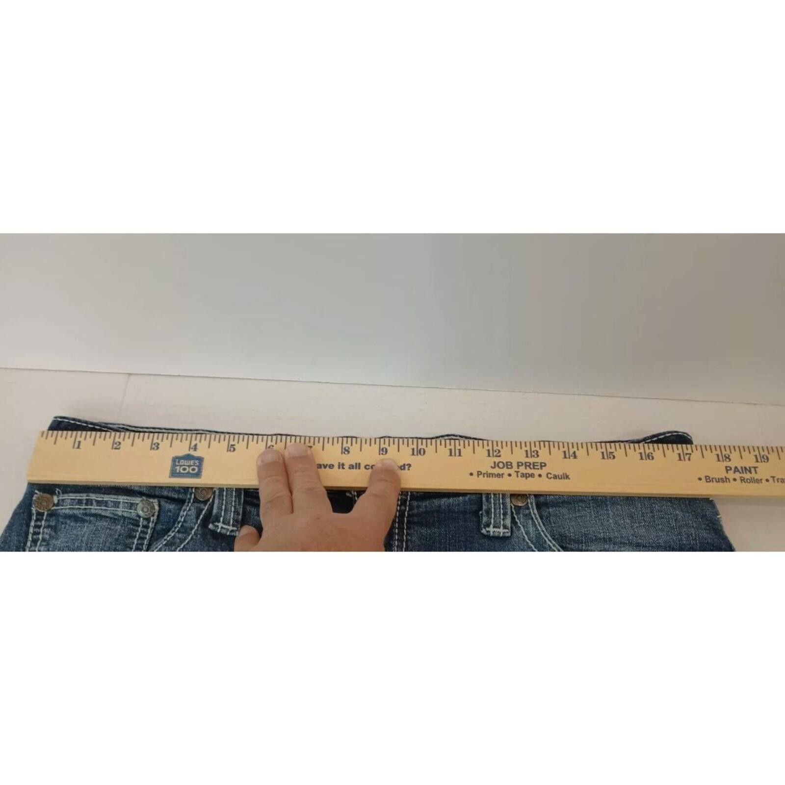 Decree Decree Flex Medium Wash Jeans Design Pockets Men's 35 x 32 Size US 35 - 5 Thumbnail