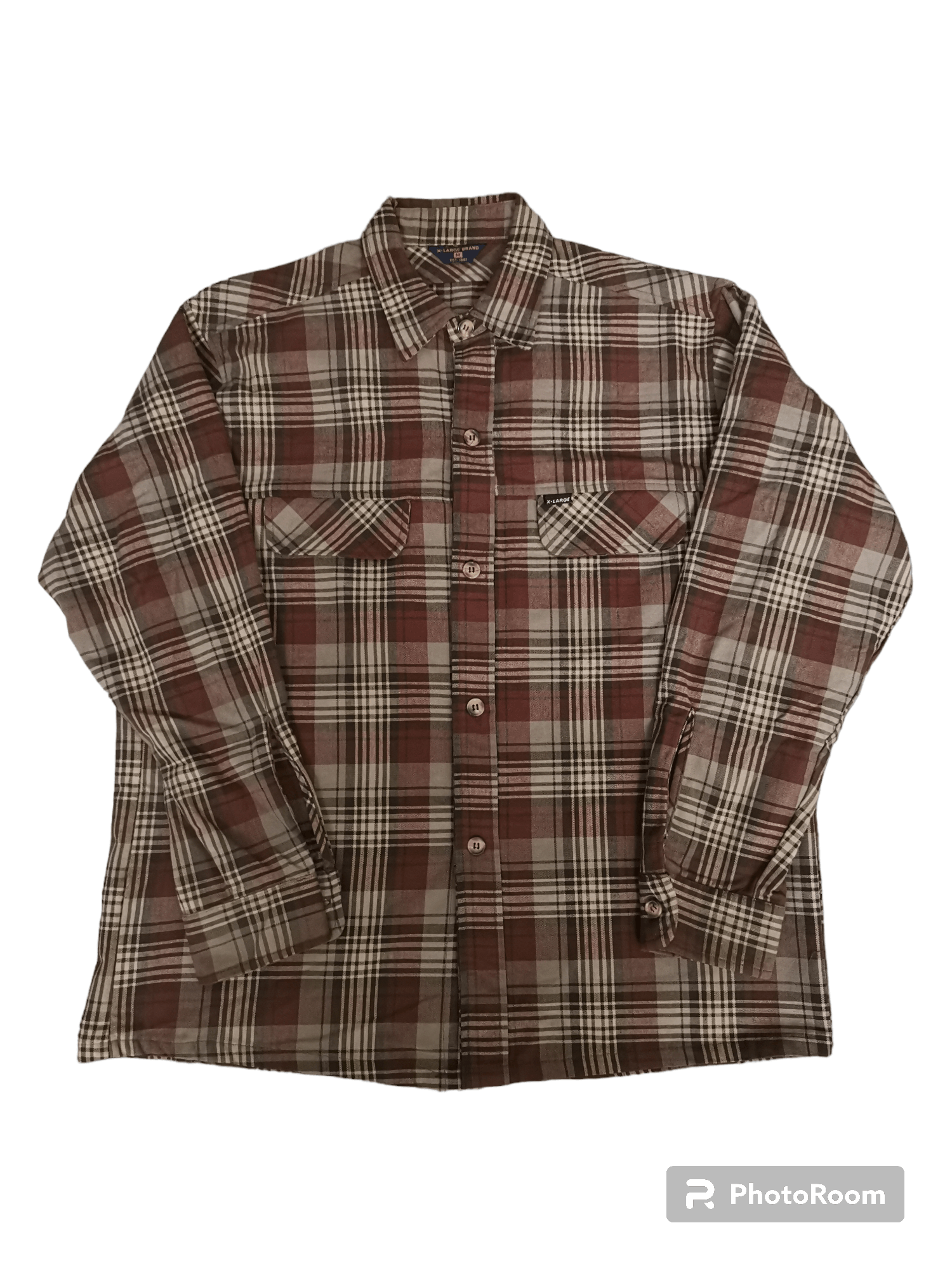 Vintage × Xlarge 💥Steals💥 Vtg X-Large Flannel Button Up Shirt Size US M / EU 48-50 / 2 - 1 Thumbnail