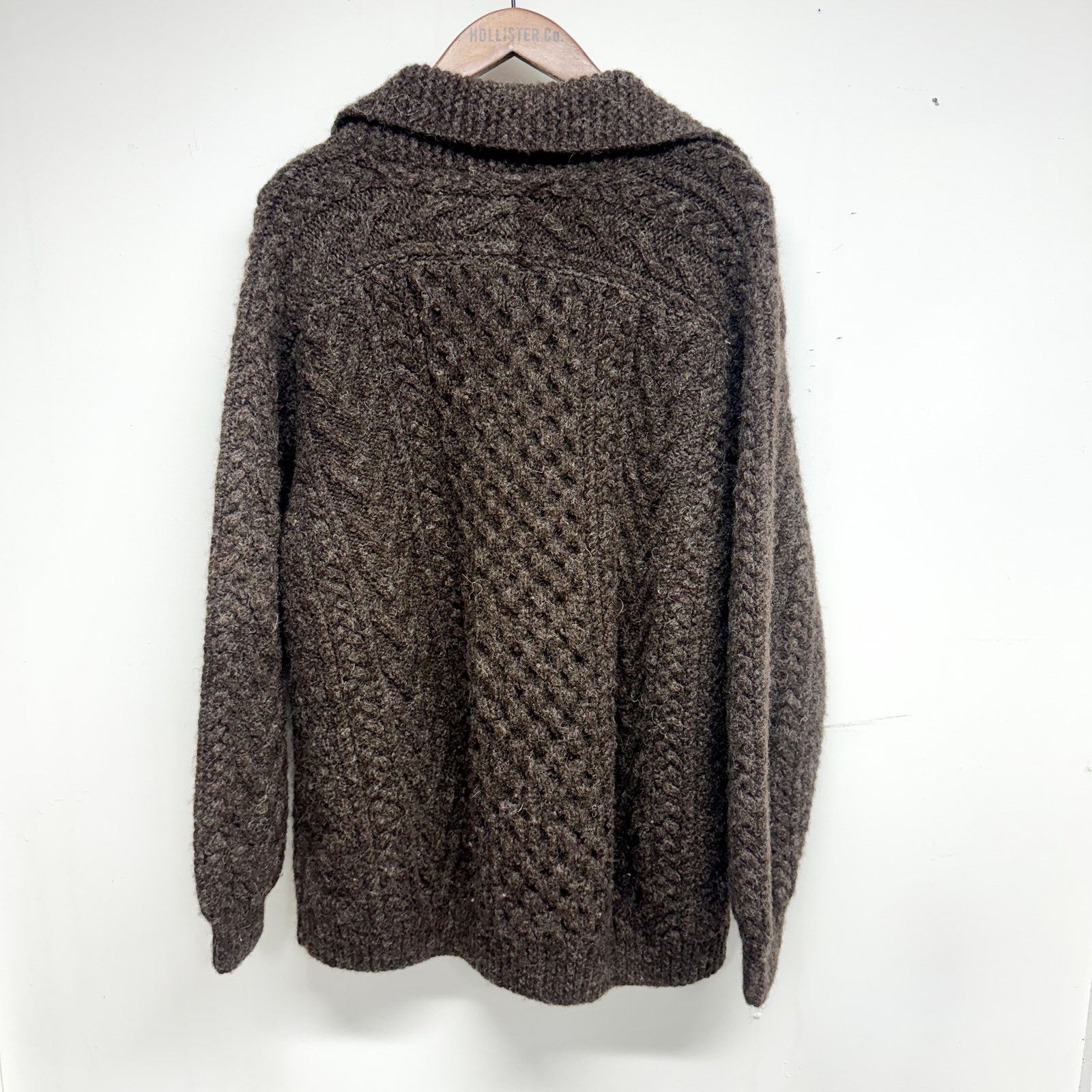 Other Athena Designs Handmade Ireland Wool Zip Up Sweater Sz Large Size L / US 10 / IT 46 - 3 Thumbnail