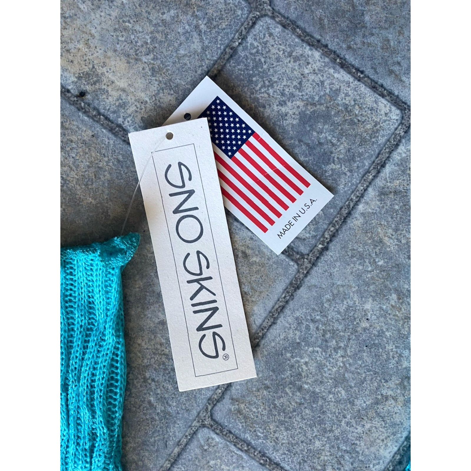 Vintage Sno Skins Cardigan Women NWT XL Turquoise Blue Made In USA Size XL / US 12-14 / IT 48-50 - 3 Thumbnail