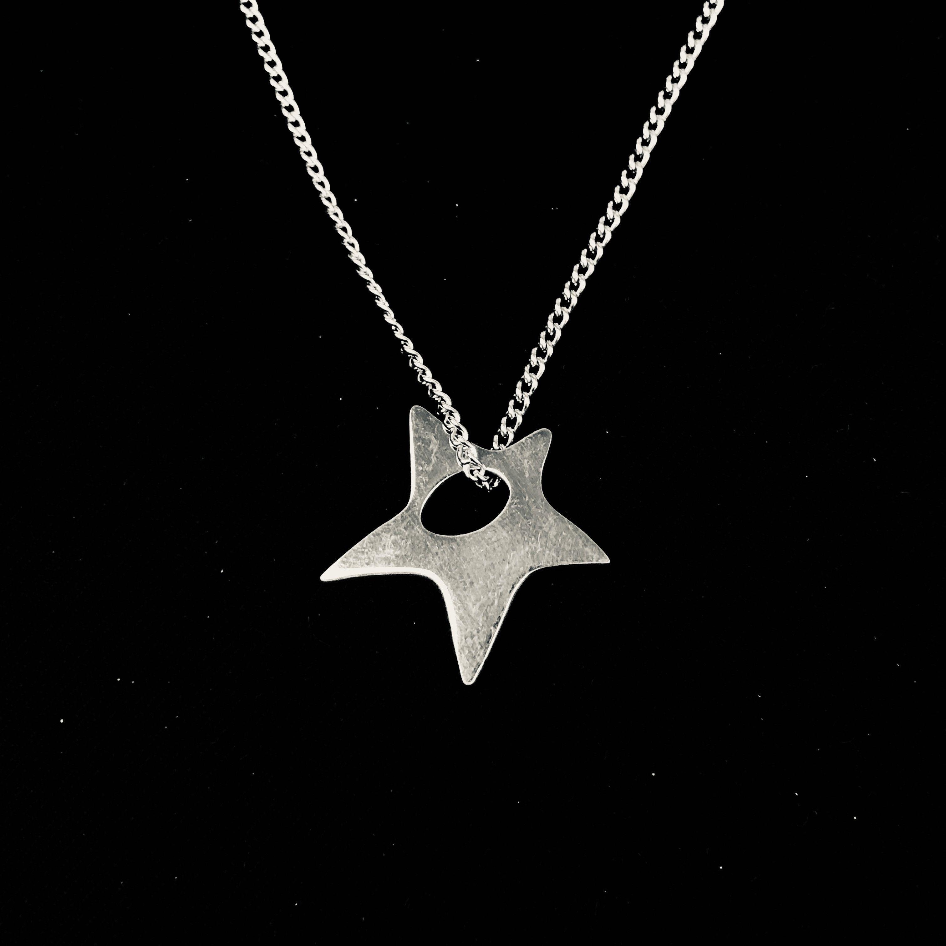Jewelry Chain Star Necklace Y2K Pop Punk Grunge Size ONE SIZE - 1 Thumbnail