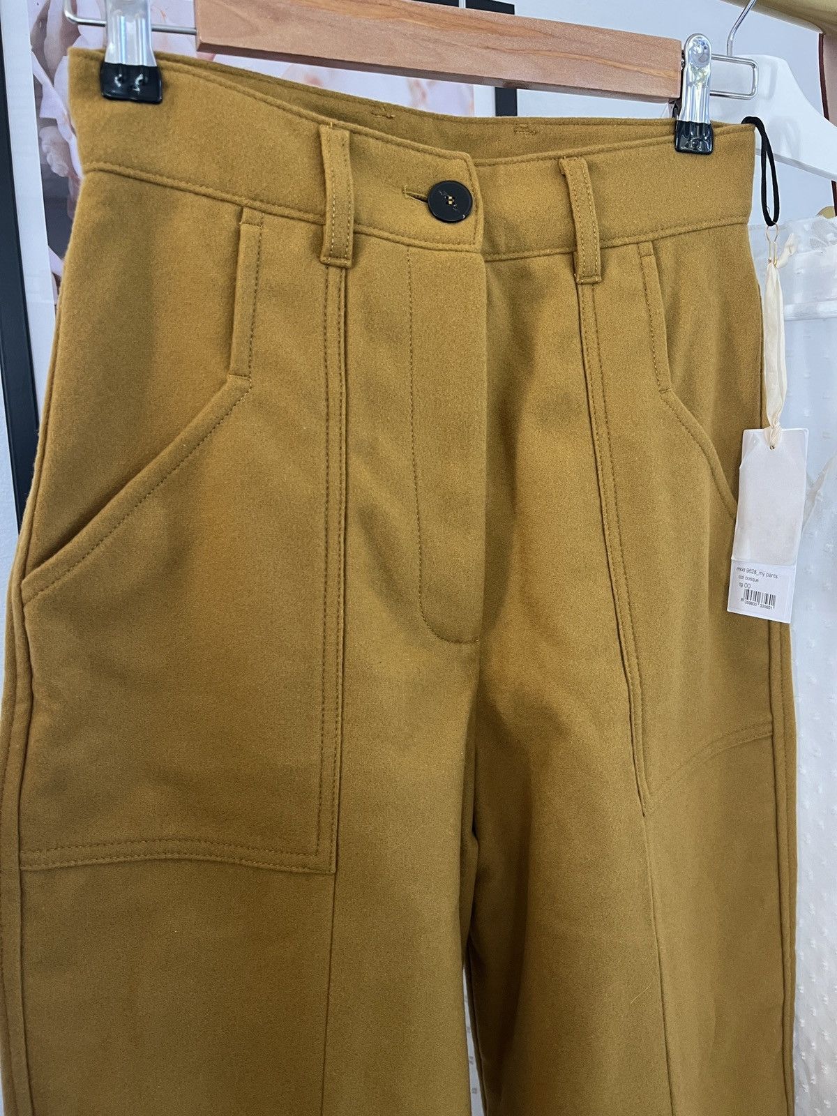 forte_forte Forte Forte high-waisted tapered wool trousers women Size 24" / US 00 / IT 34 - 2 Thumbnail
