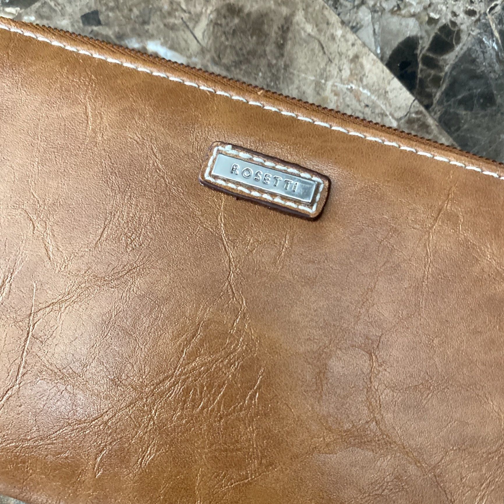 Vintage Rosetti Womens Wallet Clutch Zip Brown Size ONE SIZE - 2 Thumbnail