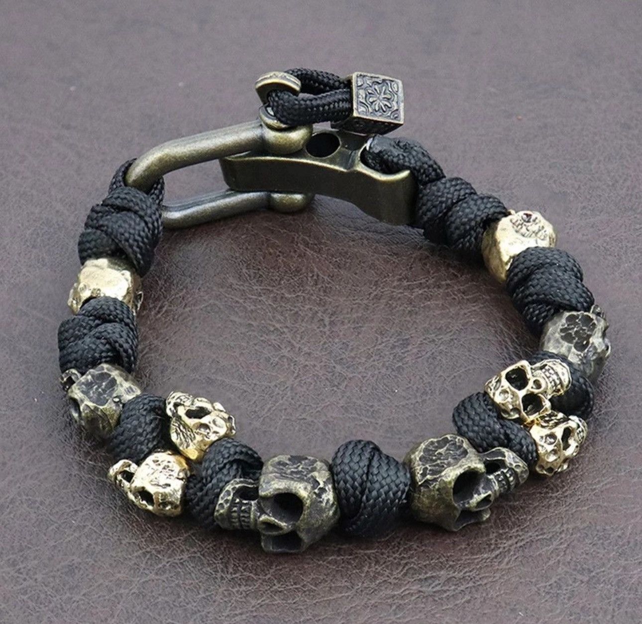Japanese Brand × Jewelry Gothic Punk Skull Skeleton Bracelets Size ONE SIZE - 1 Thumbnail