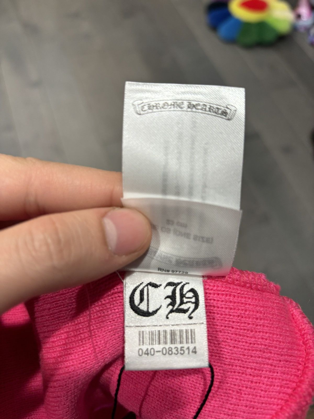Chrome Hearts Chrome hearts pink beanie Size ONE SIZE - 6 Thumbnail