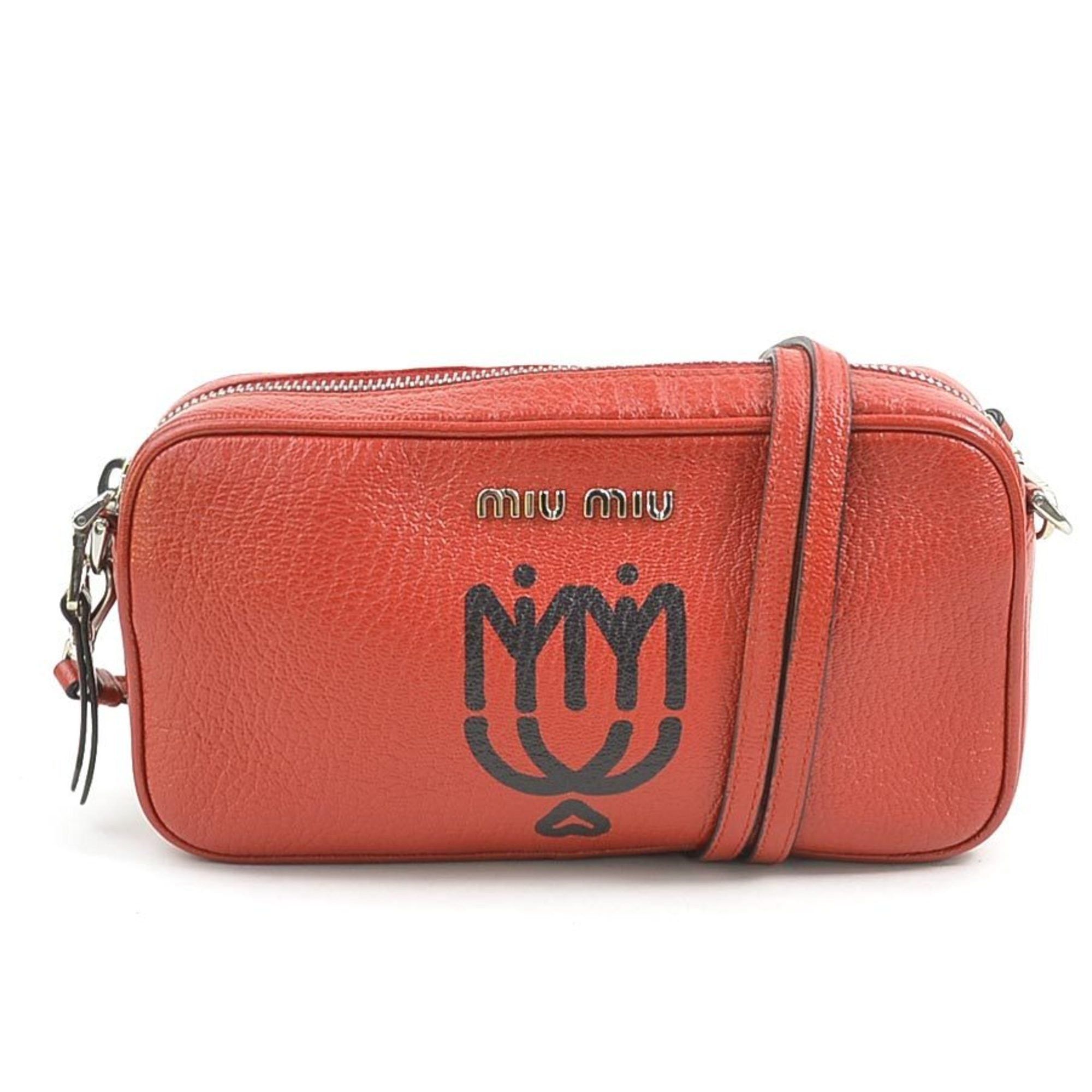 Miu Miu Miu Miu Miu shoulder bag leather red ladies h31188g Size ONE SIZE - 1 Thumbnail
