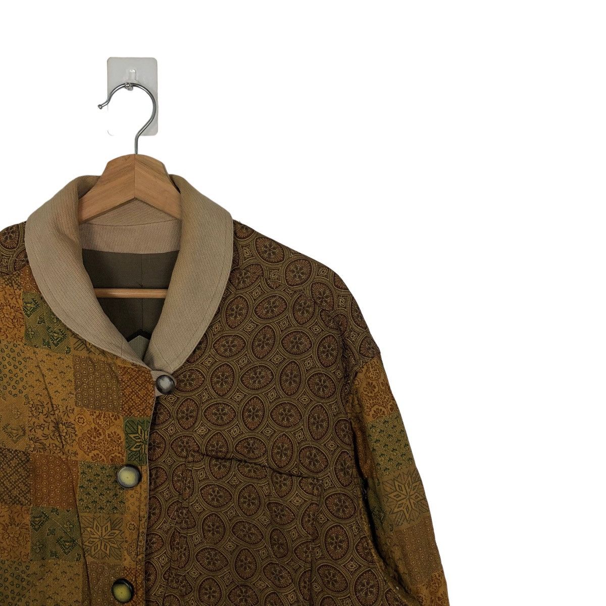 Japanese Brand 🔥RARE 90’s VINTAGE PATCHWORK CHORE JACKET ELENA BRUNELLI Size US M / EU 48-50 / 2 - 5 Thumbnail