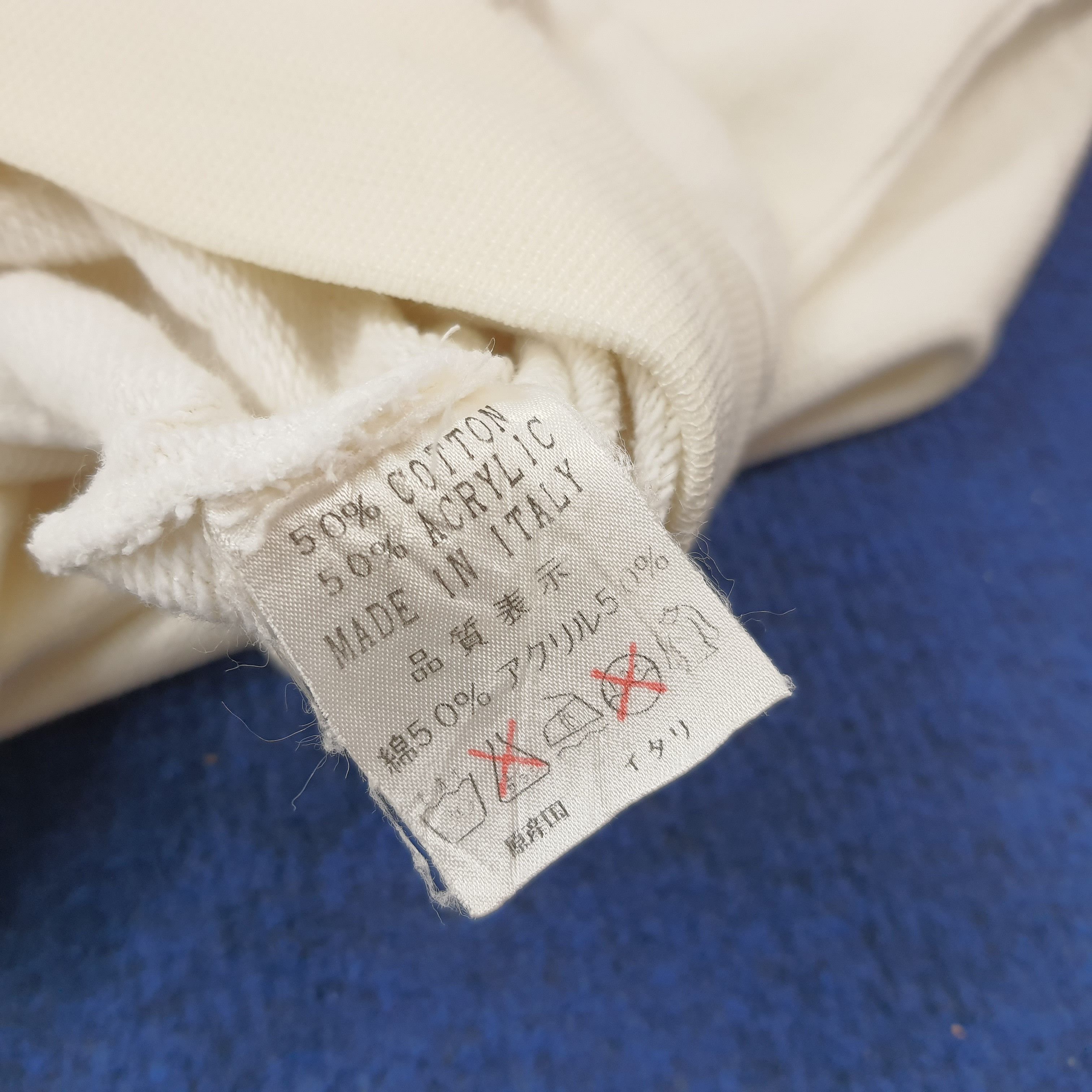 Vintage × Yves Saint Laurent Vintage Yves Saint Laurent On White Embroidery Sweatshirt Size US XS / EU 42 / 0 - 6 Thumbnail