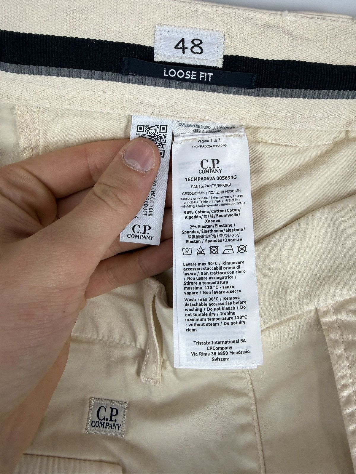 C.P. Company Off-white C.P. Company cargo trousers (brand new with tags) Size US 32 / EU 48 - 8 Thumbnail