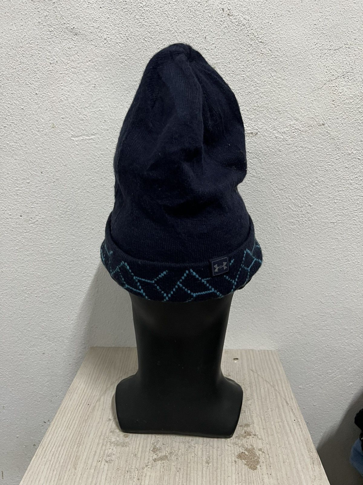 Under Armour Vintage Under Armour Big Logo Beanie Hat Size ONE SIZE - 5 Thumbnail