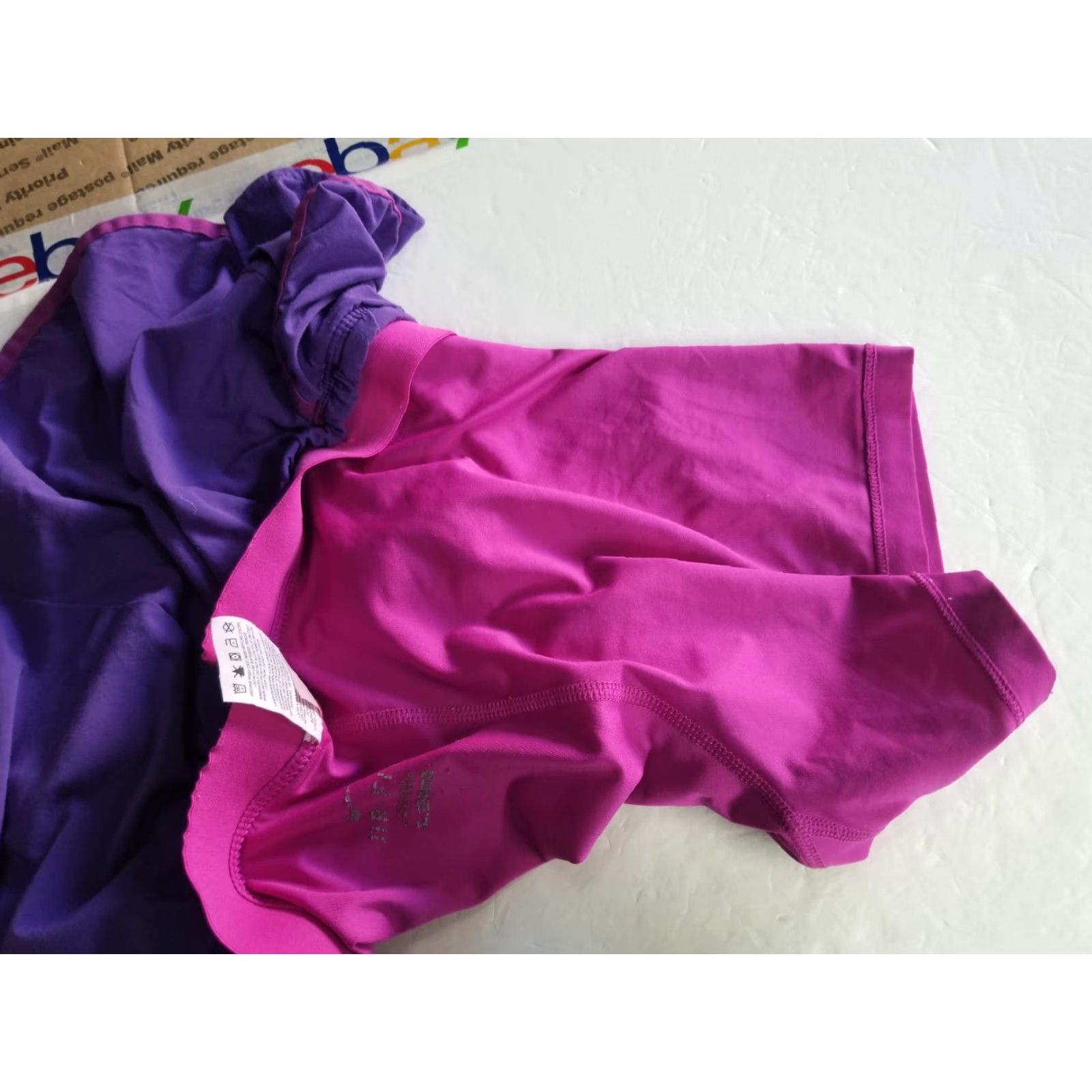 Nike Nike Dri-Fit Women's Running Shorts Size Small Purple Lined Size 28" / US 6 / IT 42 - 4 Thumbnail