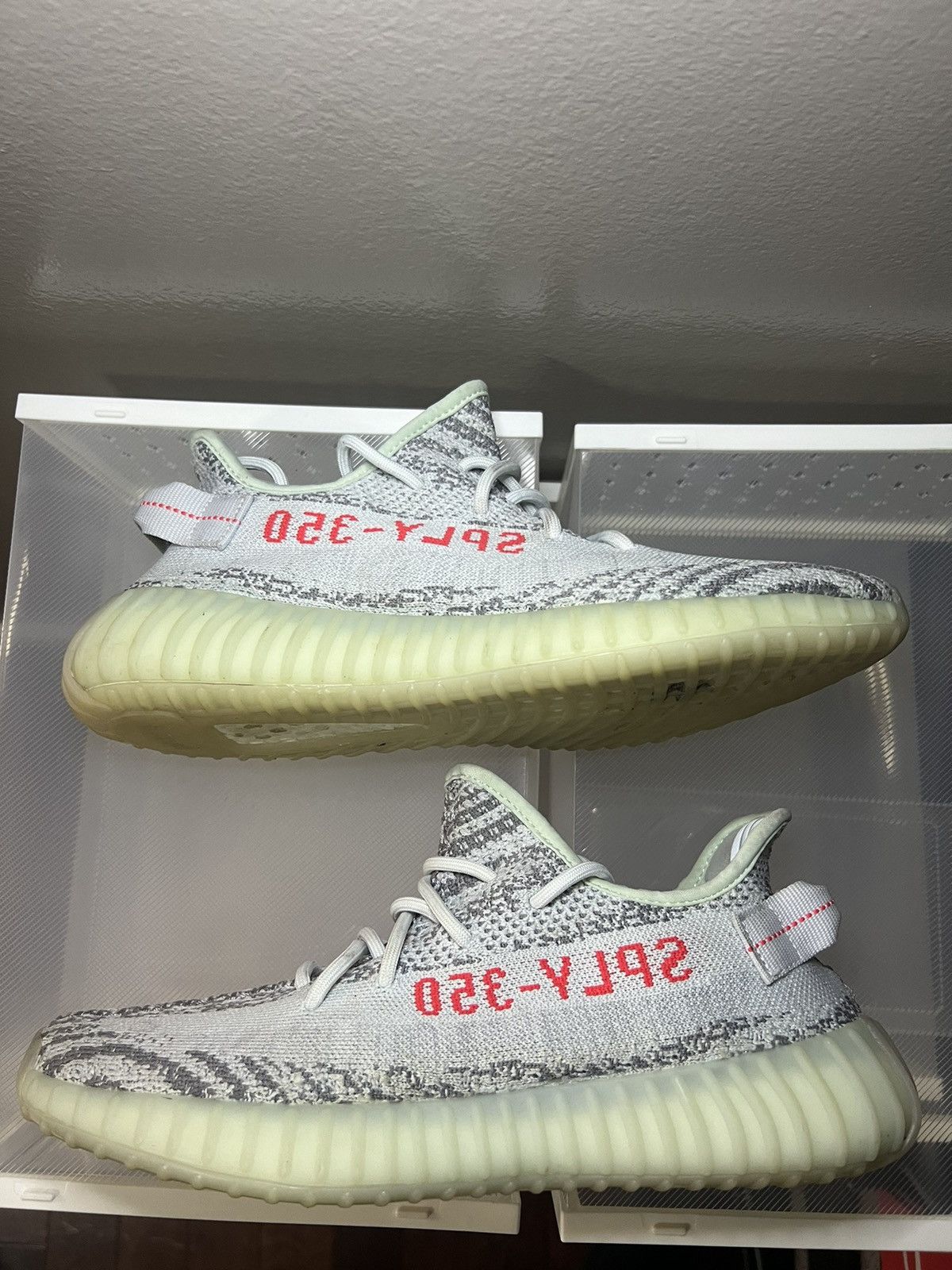 Adidas adidas Yeezy Boost 350 Blue Tint V2 2017 Kanye Men Size 9.5 Size US 9.5 / EU 42-43 - 3 Thumbnail