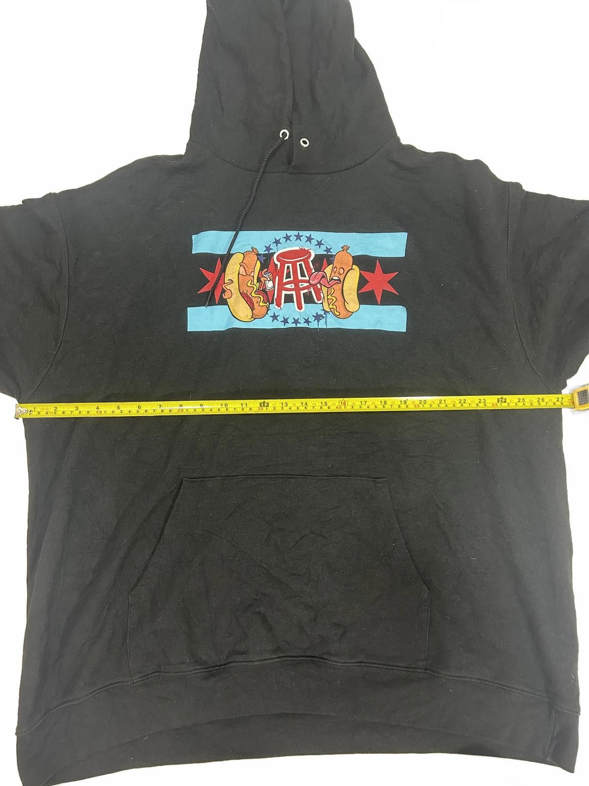 Champion Champion Black Hoodie with Hot Dog Graphic XXL Size US XXL / EU 58 / 5 - 4 Thumbnail