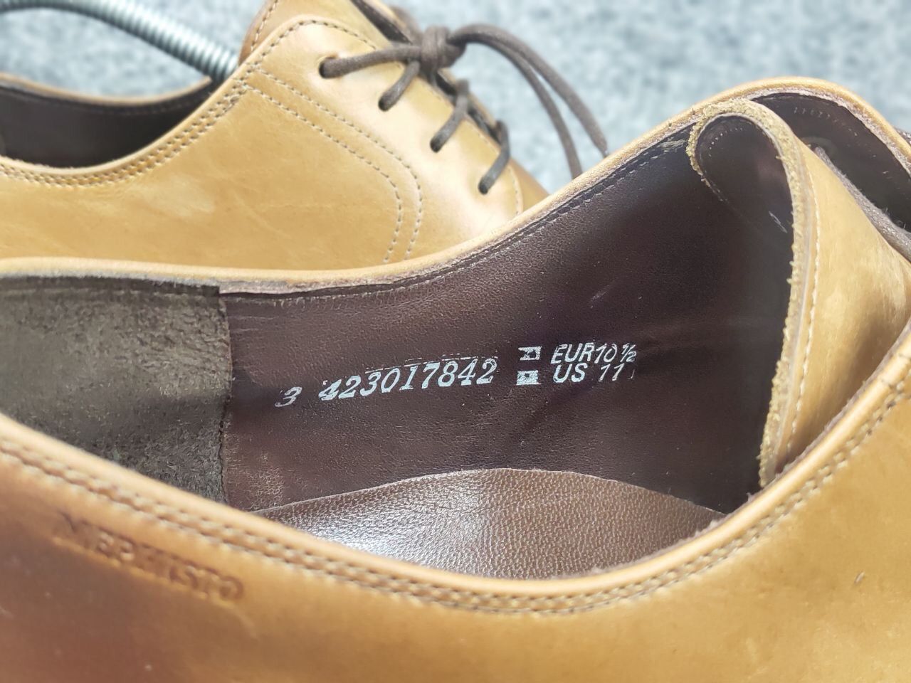 Designer × Mephisto Mephisto Brown Derby Classic Mens Lace Up Shoes Size US 11 / EU 44 - 19 Thumbnail