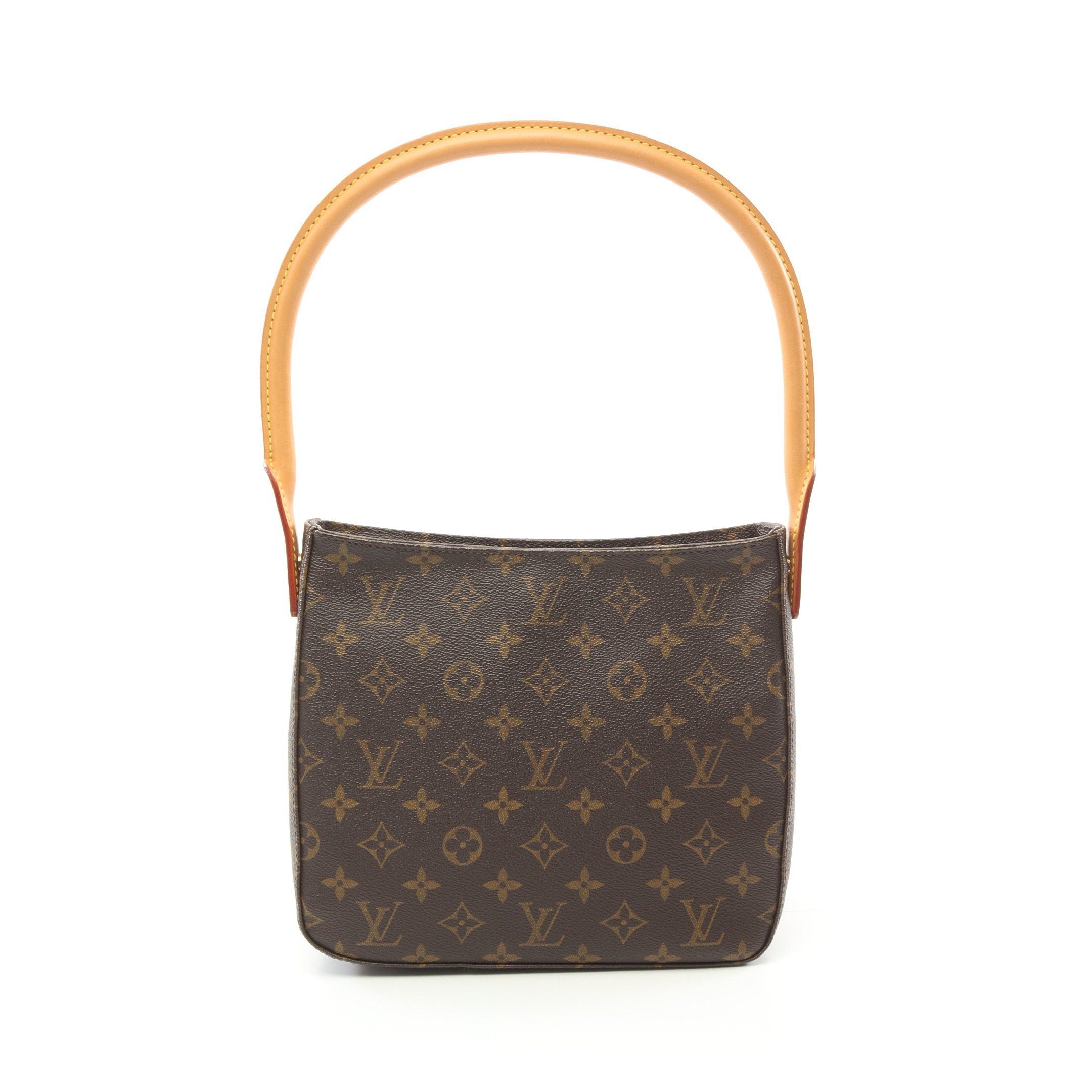 Louis Vuitton Louis Vuitton Looping Mm Monogram Shoulder Bag Leather Brown Size ONE SIZE - 1 Thumbnail