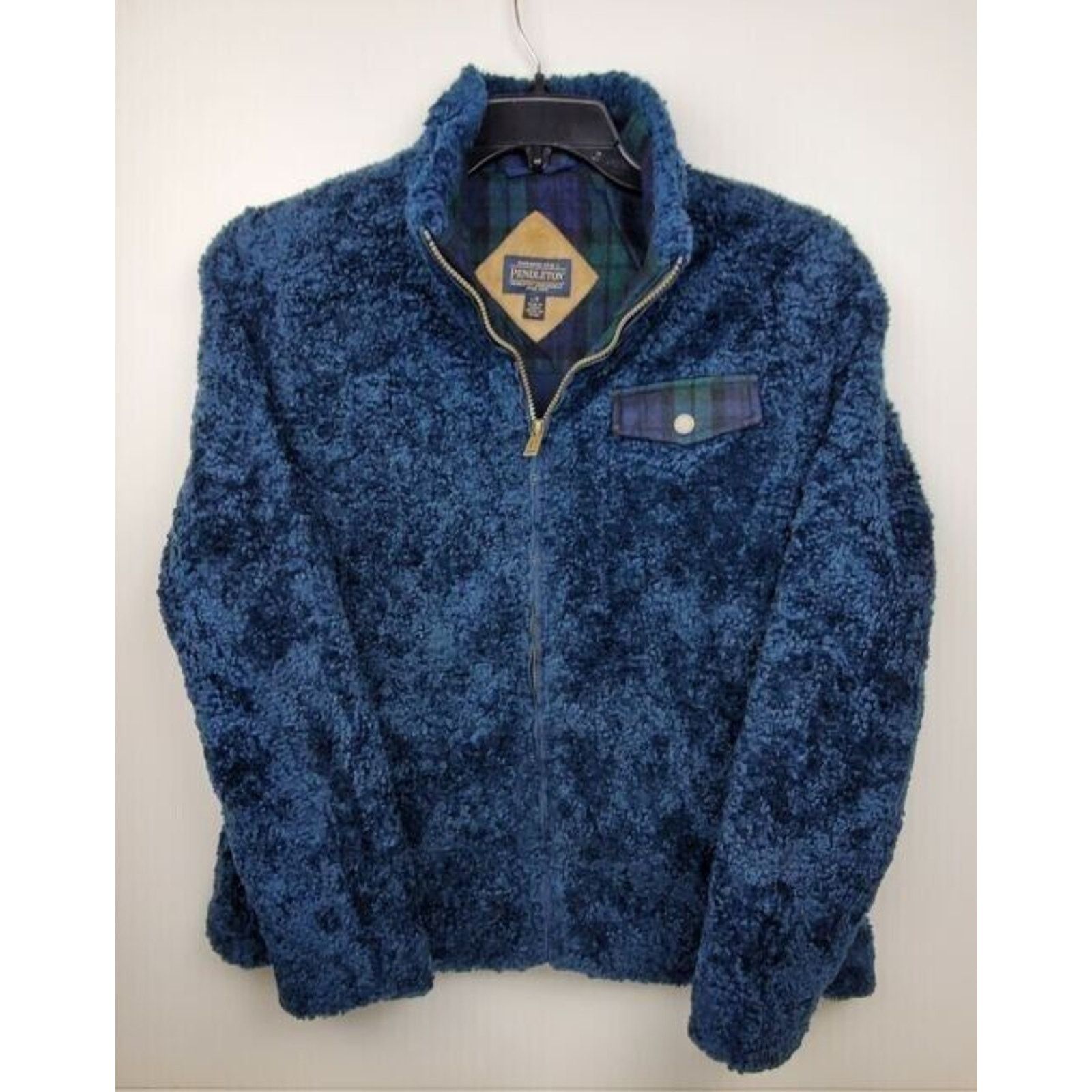 Pendleton NEW PENDLETON Women's Full Zip Sherpa Jacket-Dark Blue-MED Size M / US 6-8 / IT 42-44 - 1 Thumbnail