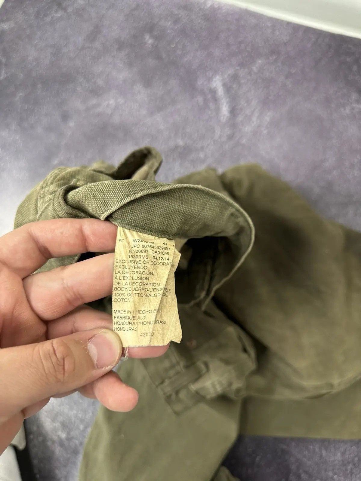 Dickies × Vintage Vintage Dickies Distressed Olive USA Work Hype Baggy Pants Size US 42 / EU 58 - 9 Thumbnail