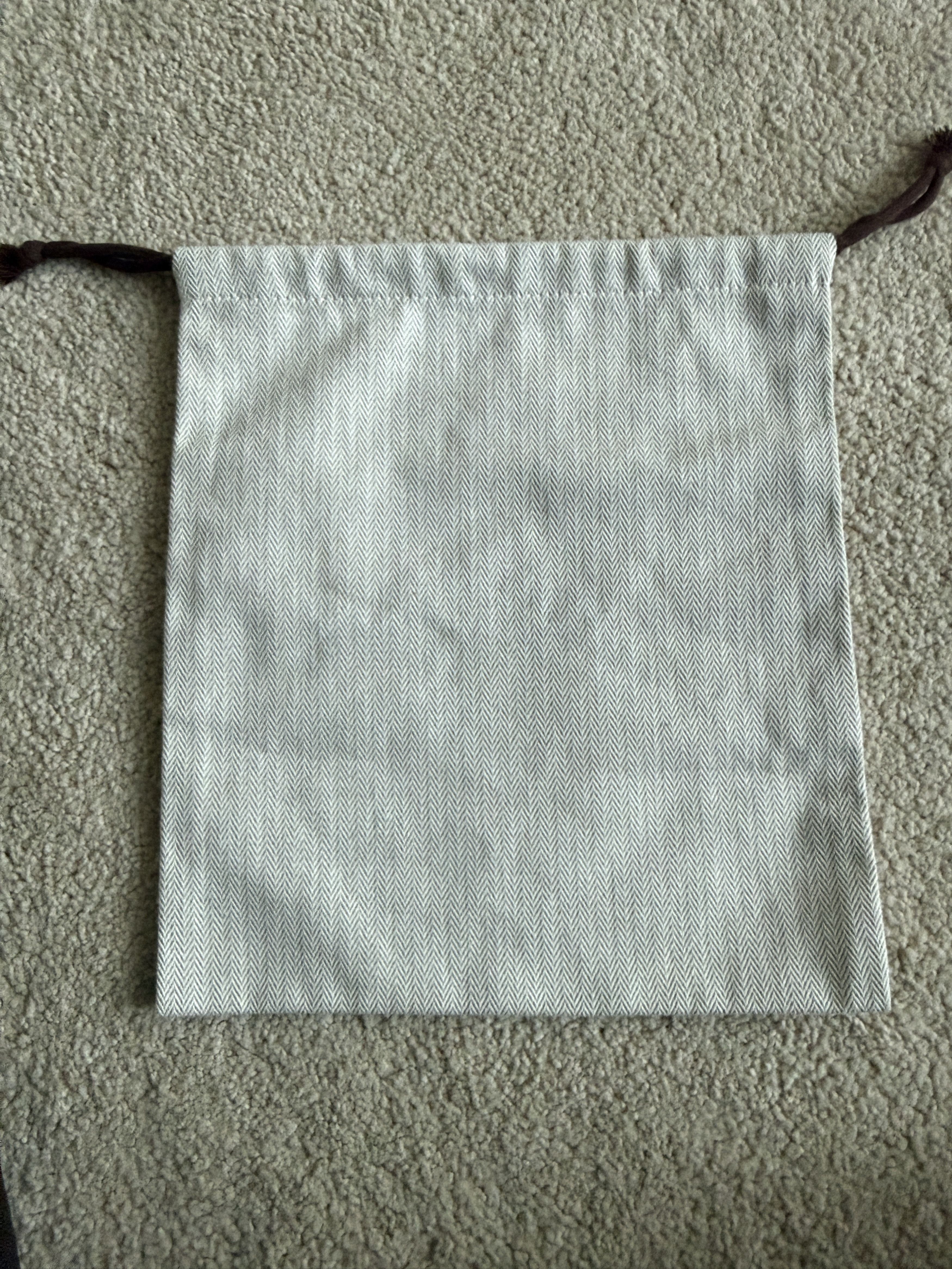 Hermes Authentic Hermes Herringbone Tweed Drawstring Storage Size ONE SIZE - 2 Thumbnail