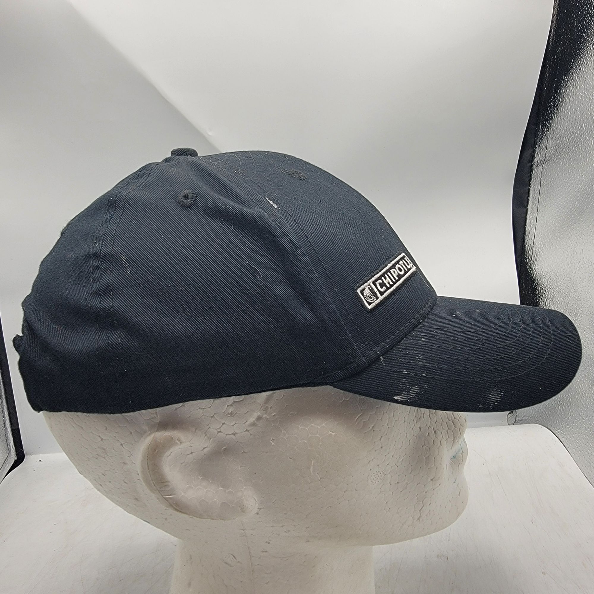 Other Chipotle Adults Black Hat Cap Work Wear Outdoors Casual Ligh Size ONE SIZE - 4 Thumbnail