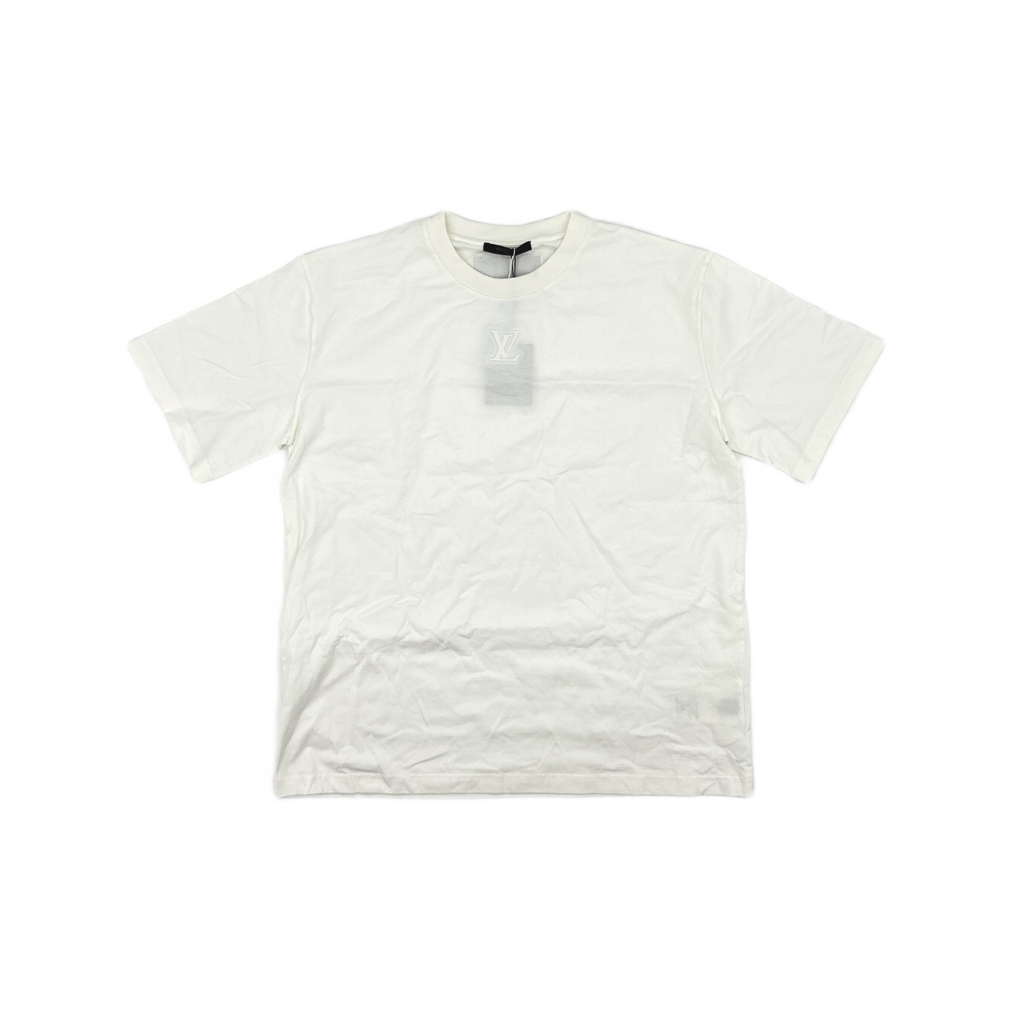 Louis Vuitton Louis Vuitton Logo Embossed Cotton T-Shirt Size 4L Size US XXL / EU 58 / 5 - 1 Thumbnail