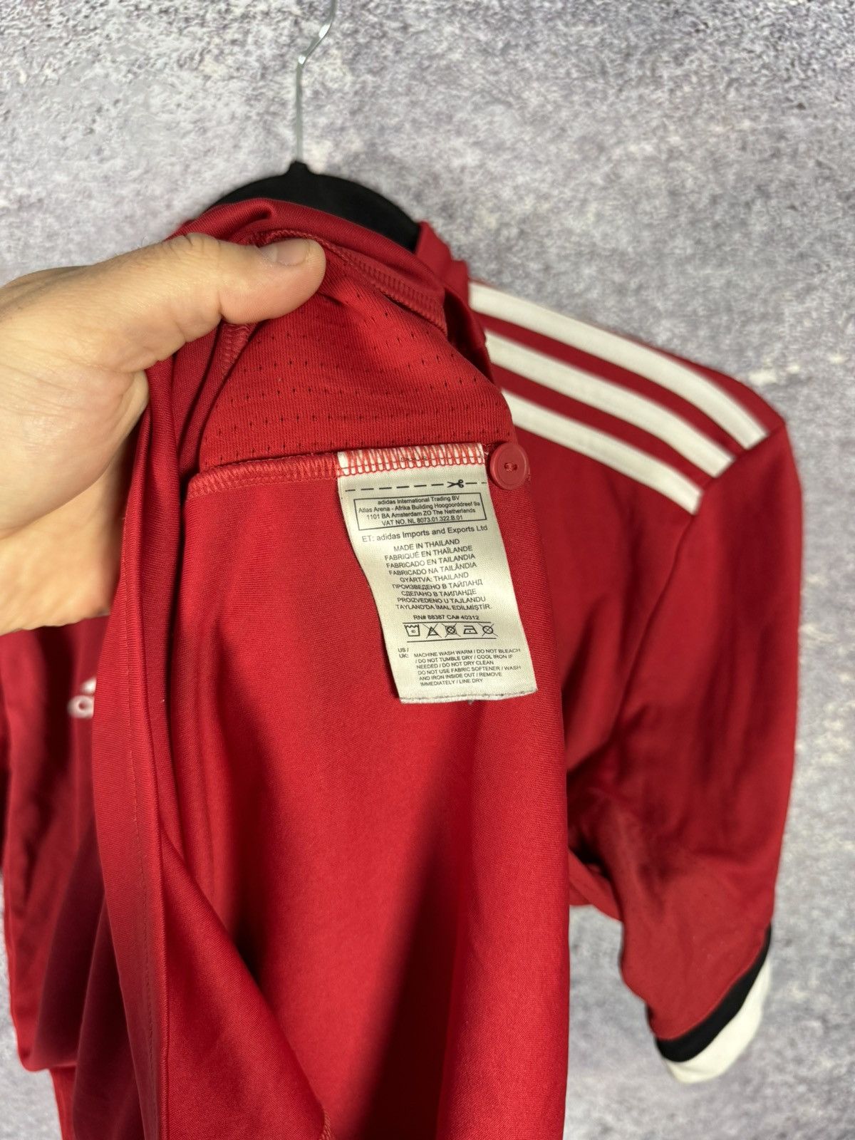 Adidas × Vintage Vintage Manchester United 2017/18 Adidas Soccer Jersey Small Size US S / EU 44-46 / 1 - 11 Thumbnail