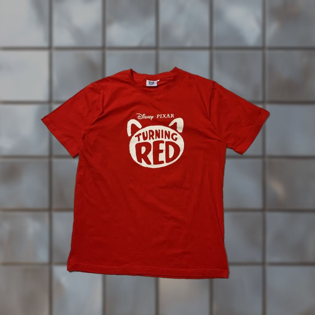 Disney Disney Pixar Turning Red All New Movie Film Promo Graphic S/S Crew T-Shirt Sz. L Red Men Size US L / EU 52-54 / 3 - 1 Thumbnail