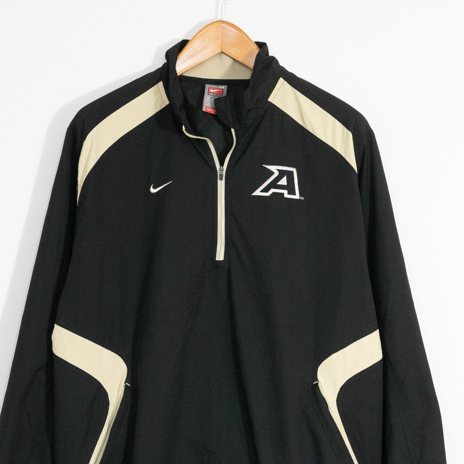 Nike Vintage Nike Army Black Knights Windbreaker 1/4 Zip Medium Size US L / EU 52-54 / 3 - 2 Thumbnail