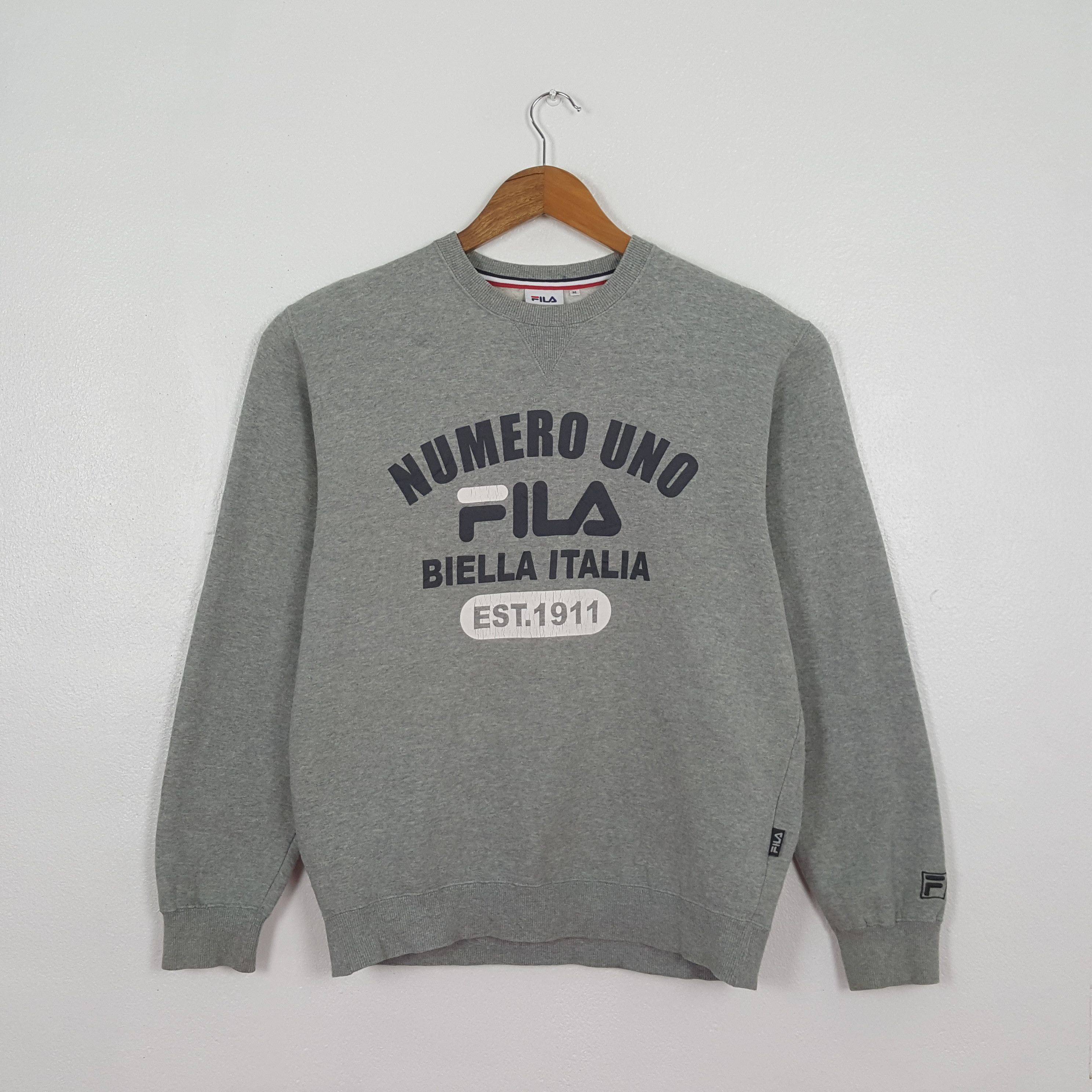 Fila Vintage Numero Uno Fila Biella Italia Sweatshirt C325N10 Size US M / EU 48-50 / 2 - 1 Thumbnail