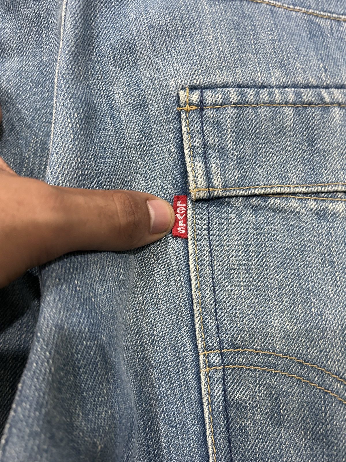 Levi's y2k Levis Engineered ‘TeenAge Riot’ Ads Poem Size US 28 / EU 44 - 6 Thumbnail