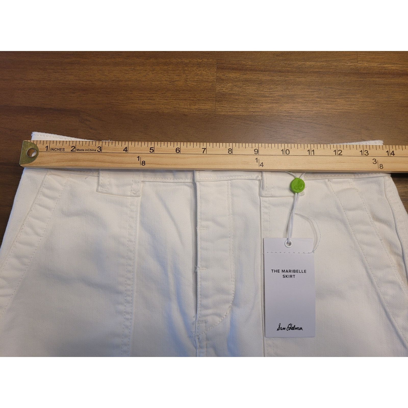 Sam Edelman NWT Sam Edelman Maribelle Denim Midi Skirt 27 Elevated Size 27" / US 4 / IT 40 - 4 Thumbnail