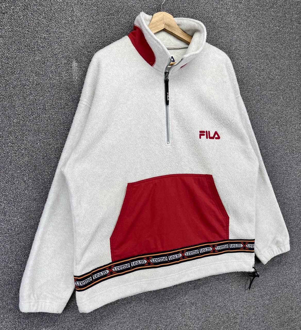Fila Vintage Fila Extreme Team Deep Pile Fleece Sweatshirt Size US L / EU 52-54 / 3 - 2 Thumbnail