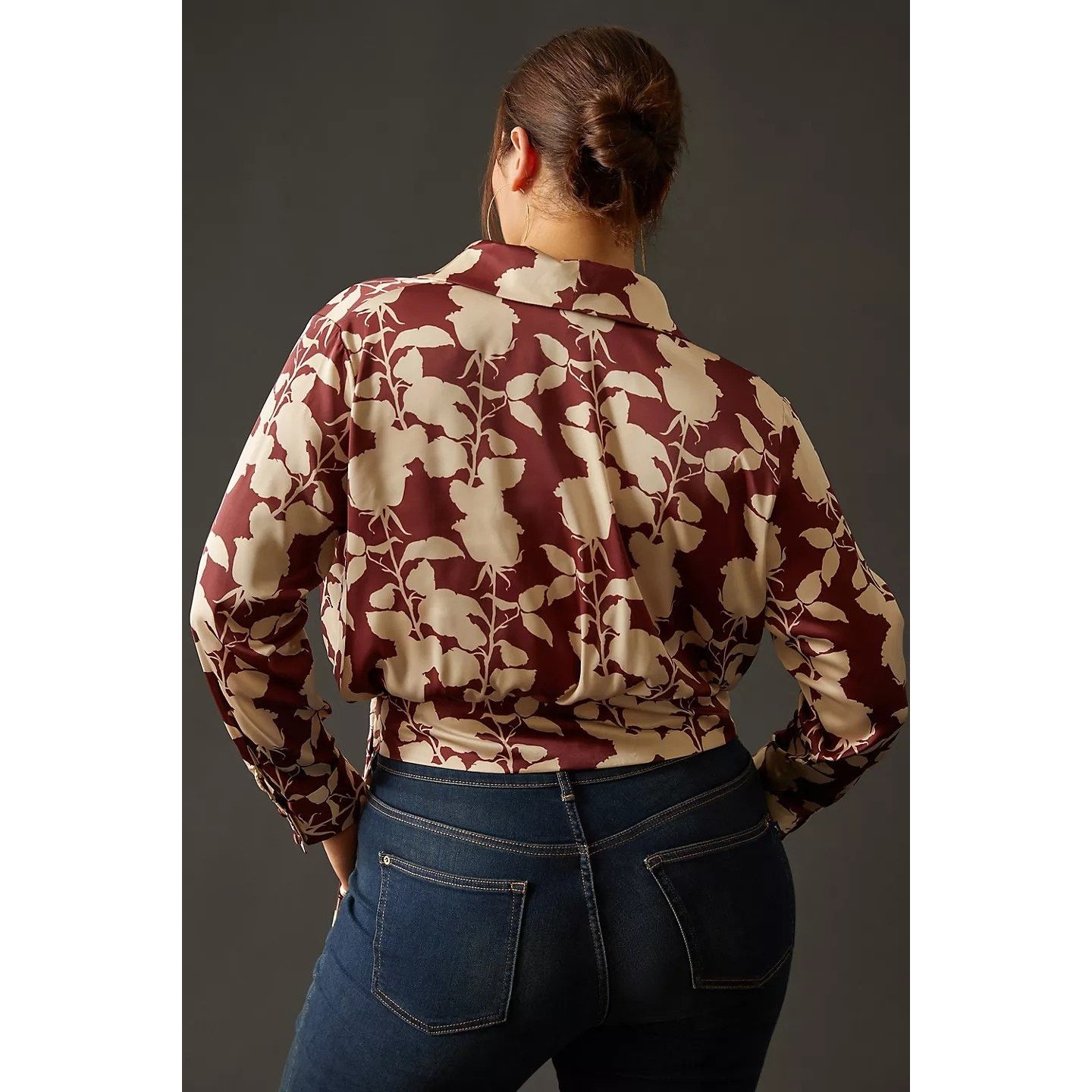 Anthropologie New Anthropologie Nyla Wrap Long Sleeve Blouse $148 SMALL Size S / US 4 / IT 40 - 6 Thumbnail