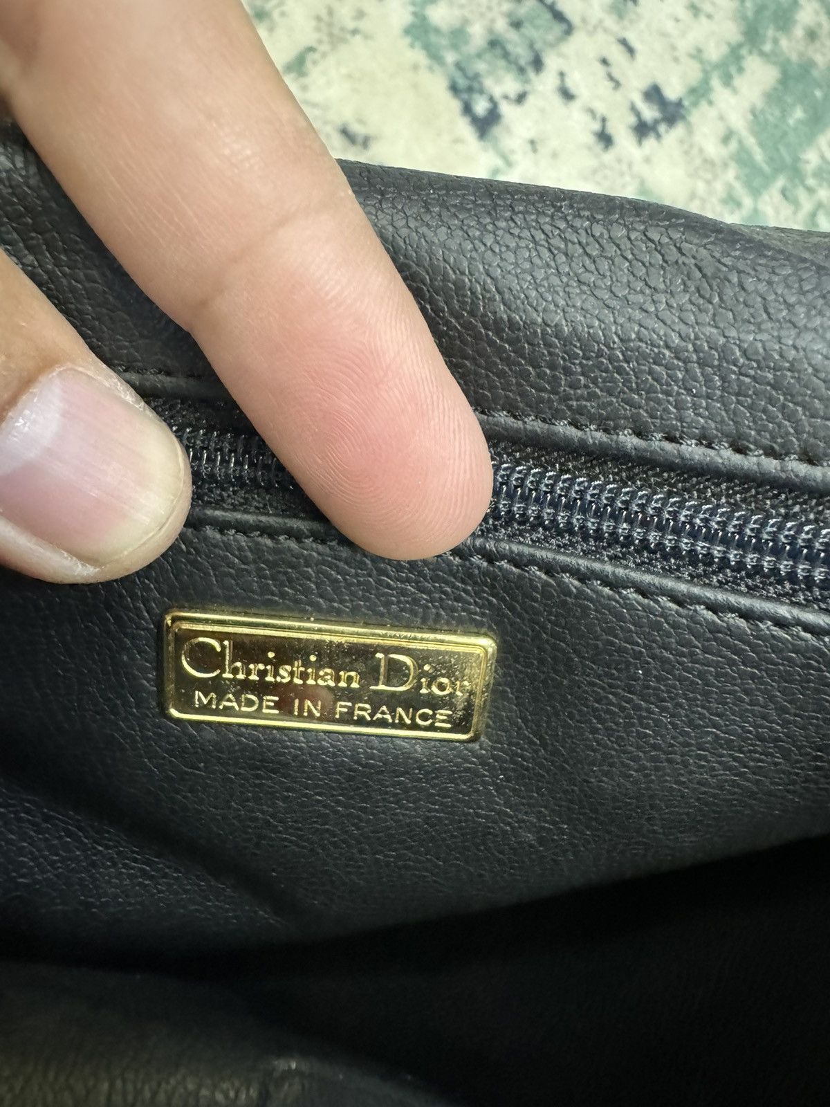 Dior VINTAGE DIOR GOLD EMBLEM CD HANDCARRY BAG Size ONE SIZE - 13 Thumbnail