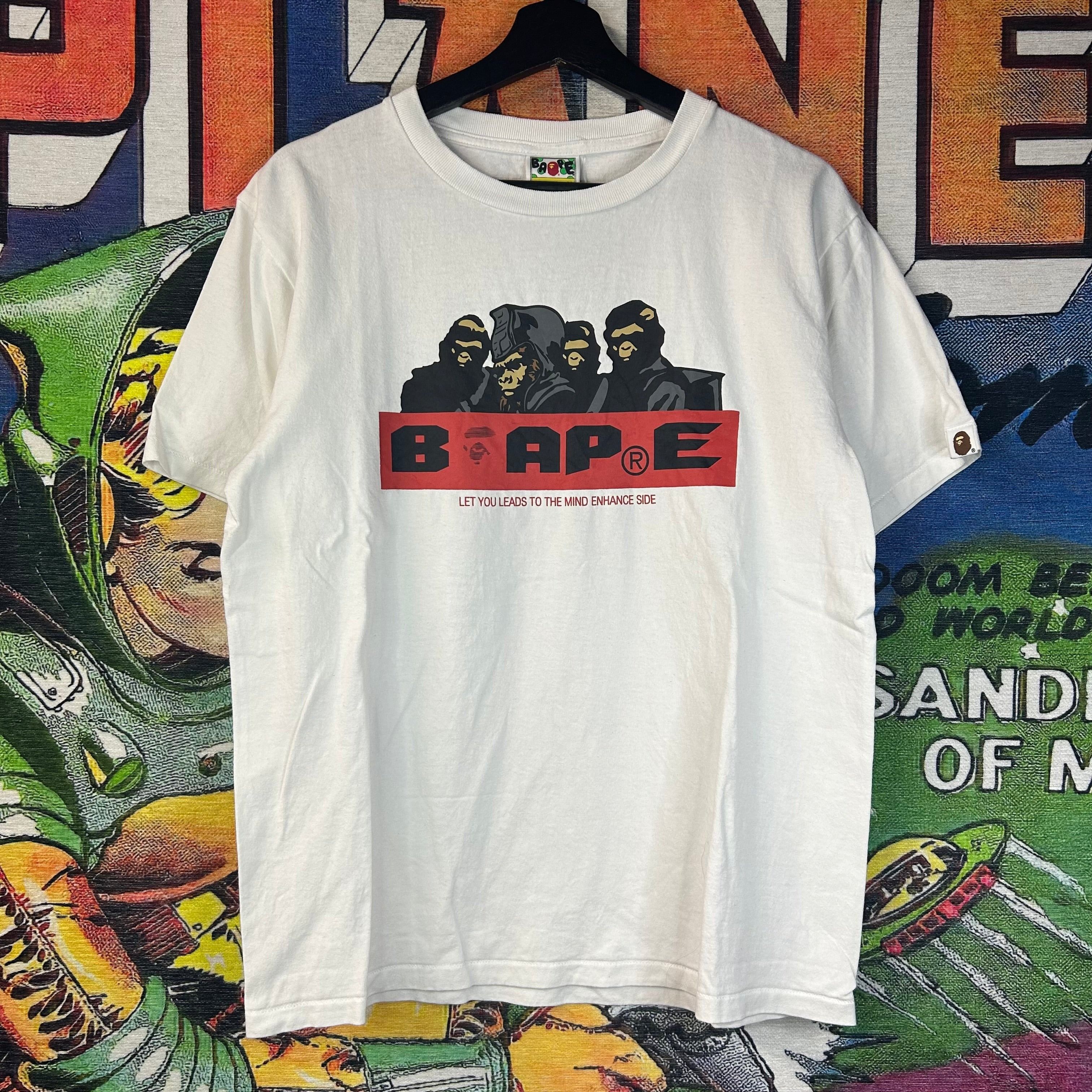 Bape × Vintage A Bathing Ape Wants You To Go Ape Tee | Grailed