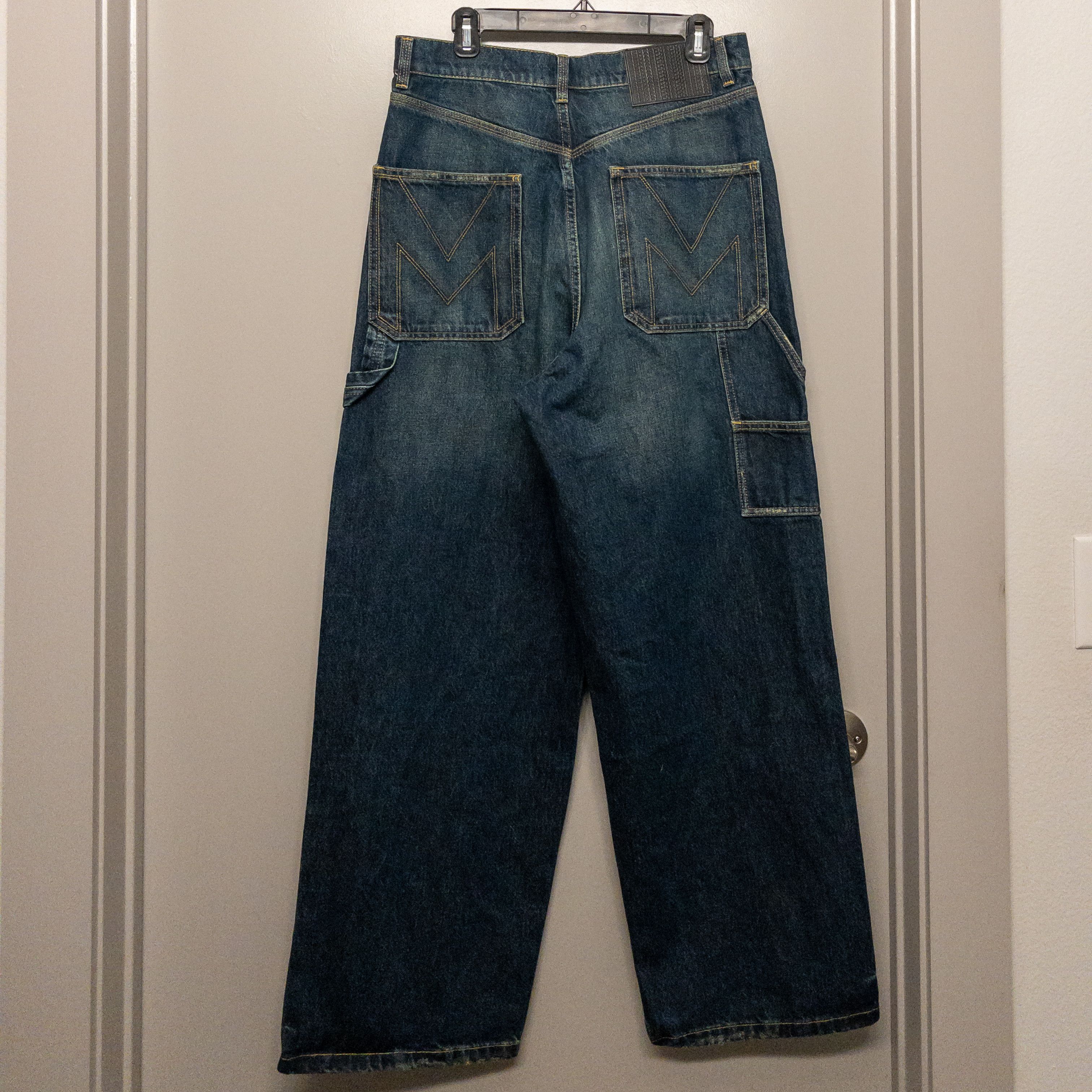 Marc Jacobs NWT Marc Jacobs Dark-Wash Cargo Jeans Size US 29 - 4 Thumbnail