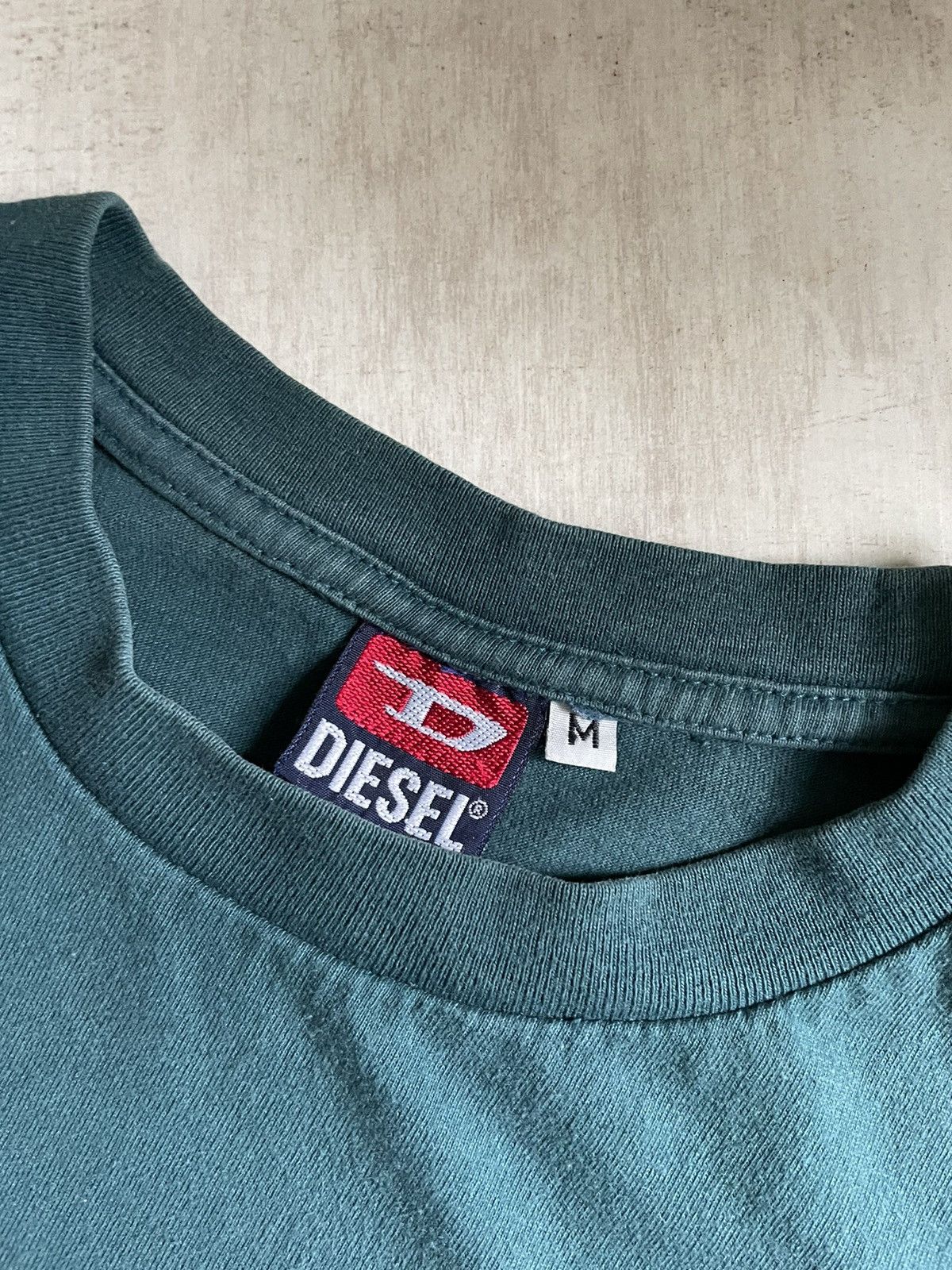 Diesel × Vintage Y2K Vintage Diesel Printed Logo Faded T-Shirt Avant Garde Size US M / EU 48-50 / 2 - 7 Thumbnail