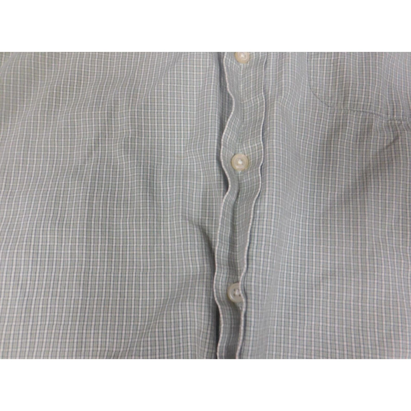 Izod IZOD Mens Shirt 2XL Green Plaid Button Down Sueded Size US XXL / EU 58 / 5 - 5 Thumbnail