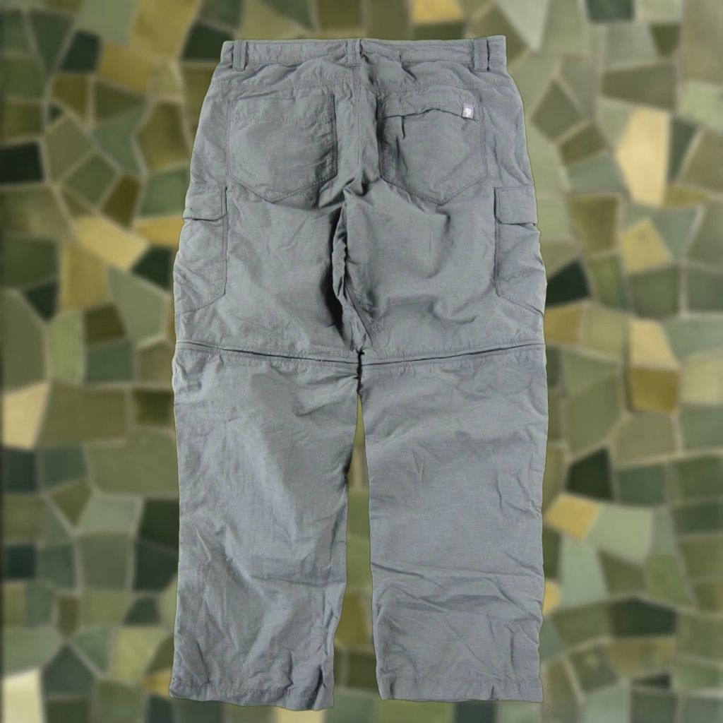 The North Face The North Face Grey Zip Off Convertible Lightweight Hiking Cargo Pant 34 Size US 34 / EU 50 - 1 Thumbnail
