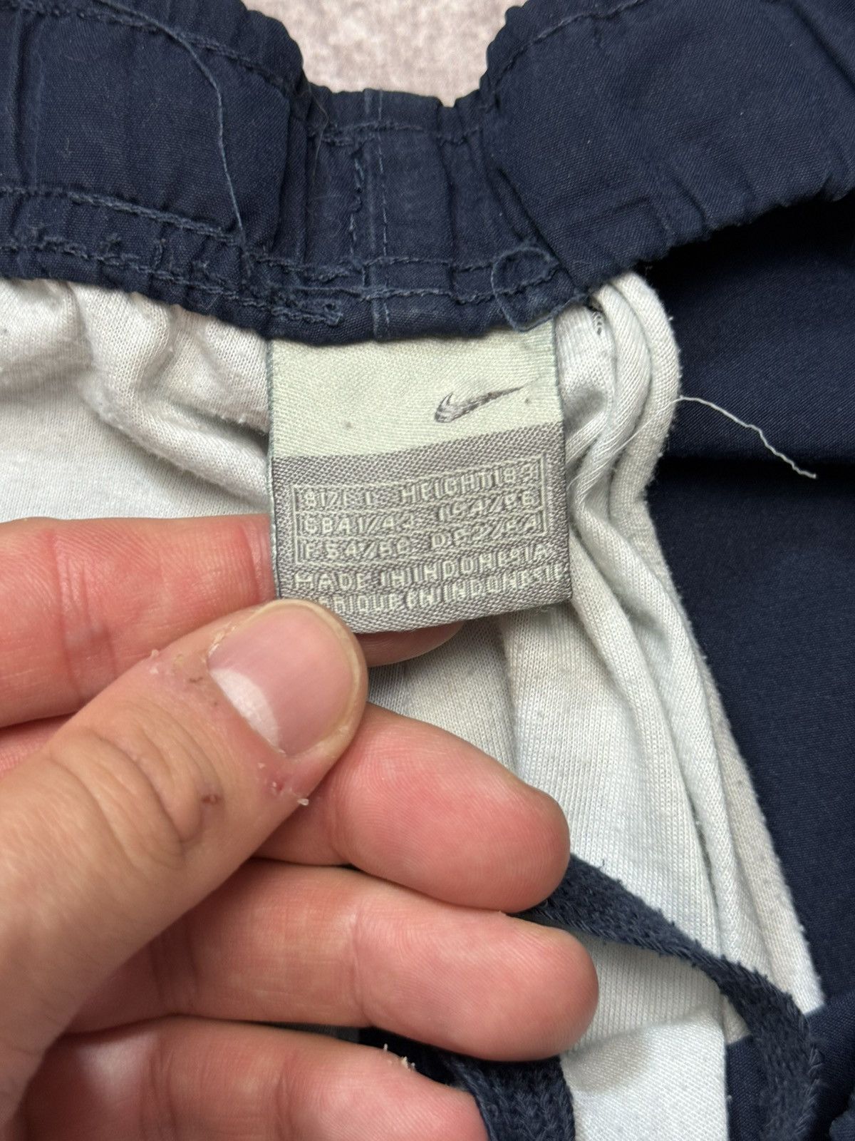 Vintage Vintage Nike Nylon Sweatpants 90s Y2K Size US 33 - 3 Thumbnail