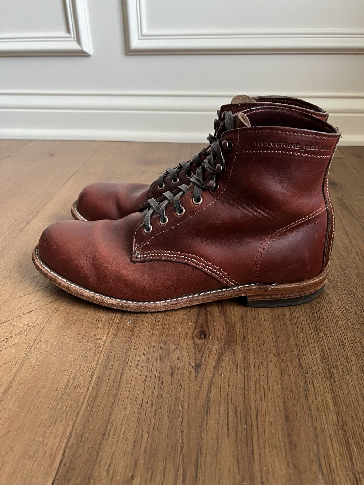 Wolverine Wolverine 1000 Mile Boots Rust Men’s 9.5 Size US 9.5 / EU 42-43 - 2 Thumbnail