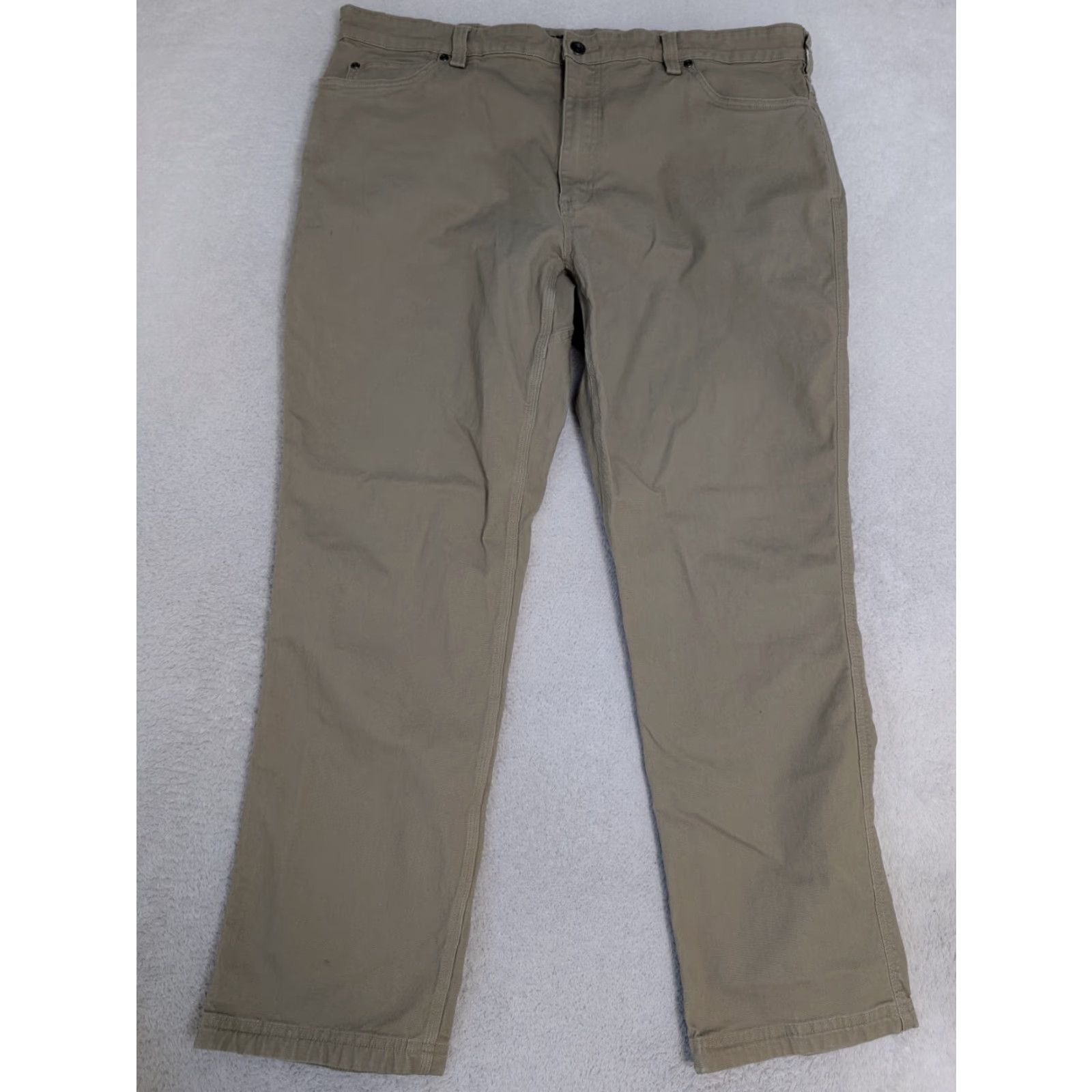 Denime Duluth Jeans Beige 42x32 Mens Regular Fit Denim 5-Pocket Stretch Spandex Fire Hose Logo Shirt/Hoodie (adjusted) Size US 40 / EU 56 - 6 Thumbnail