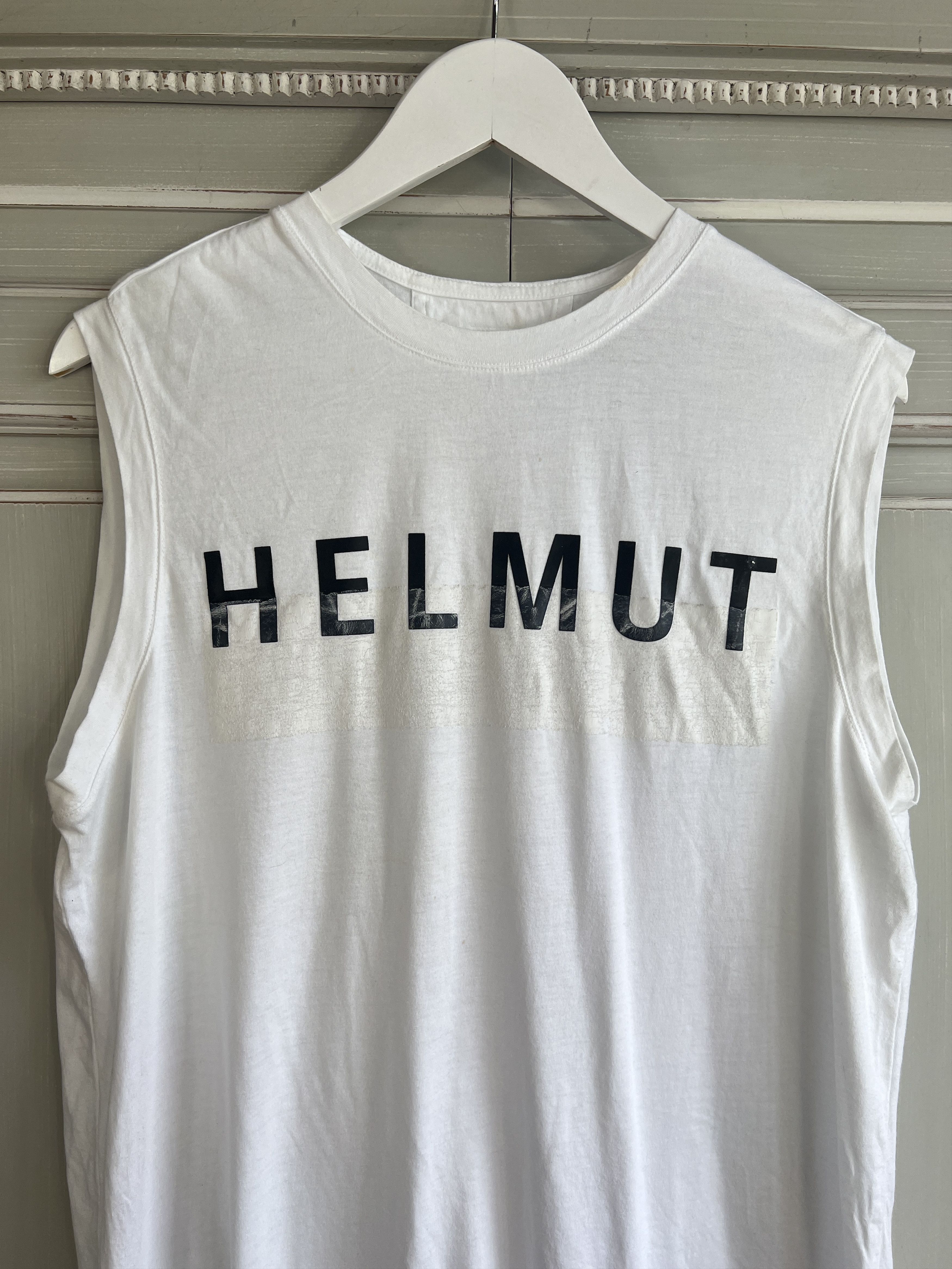 Helmut Lang HELMUT LANG TANK TOPS SIZE M BIG LOGO Size US M / EU 48-50 / 2 - 3 Thumbnail