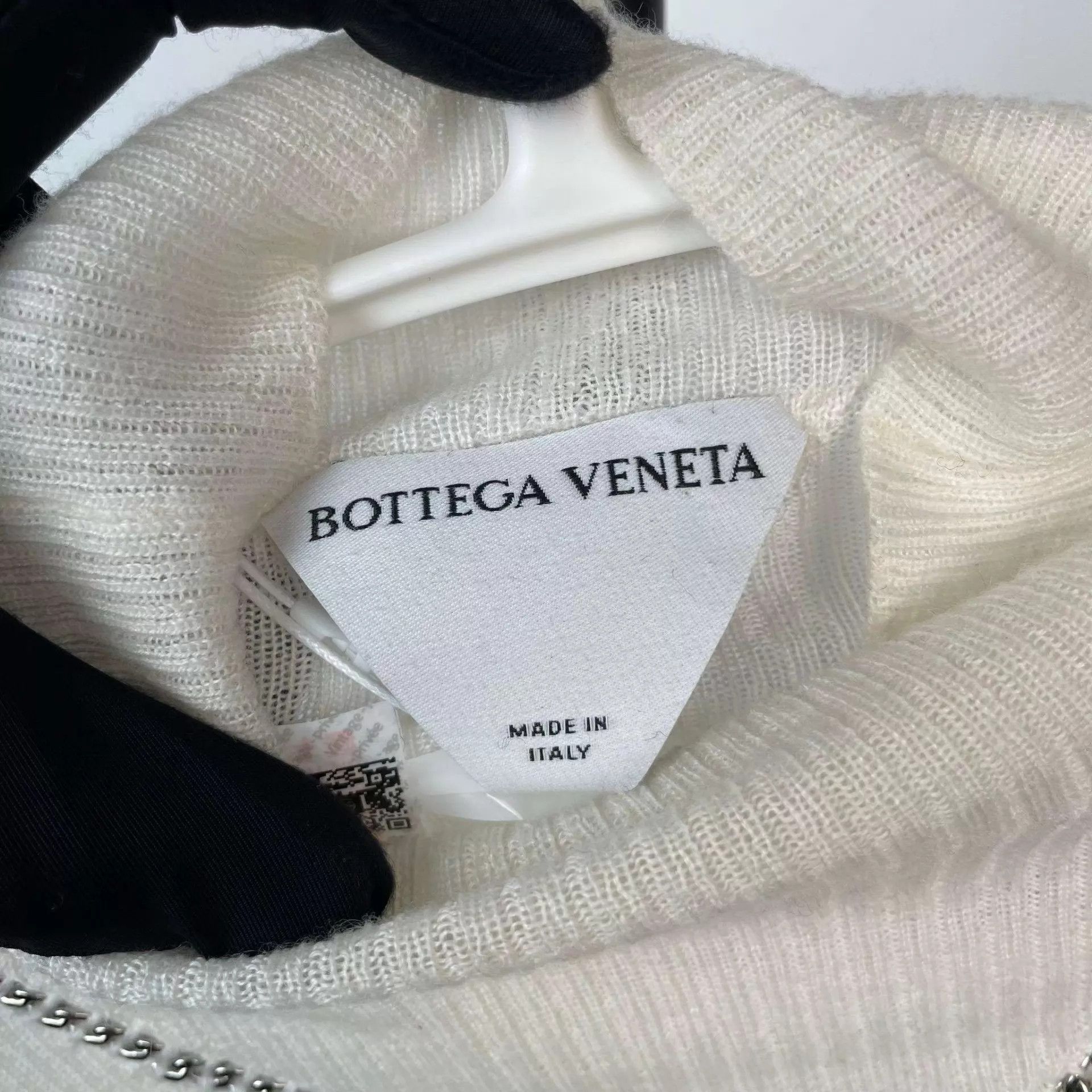 Bottega Veneta BV white A knit pullover sweater no accessories Size XS / US 0-2 / IT 36-38 - 4 Thumbnail