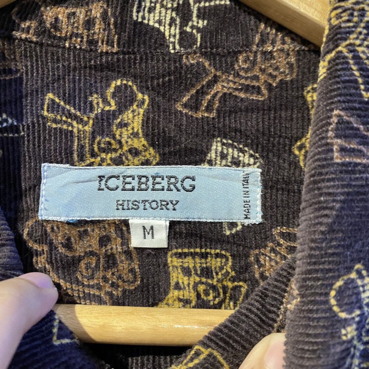 Iceberg VINTAGE‼️Iceberg History Corduroy Pocket Shirts Size US L / EU 52-54 / 3 - 5 Thumbnail
